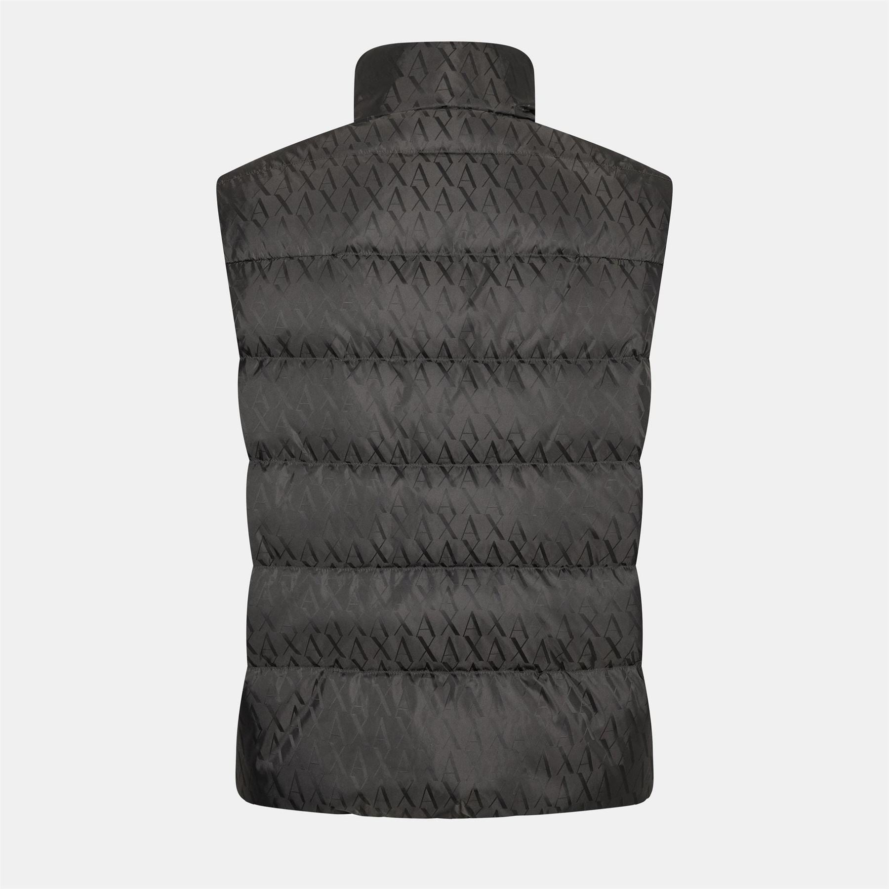 Armani Exchange Exchange All Over Logo Zip Pocket Gilet