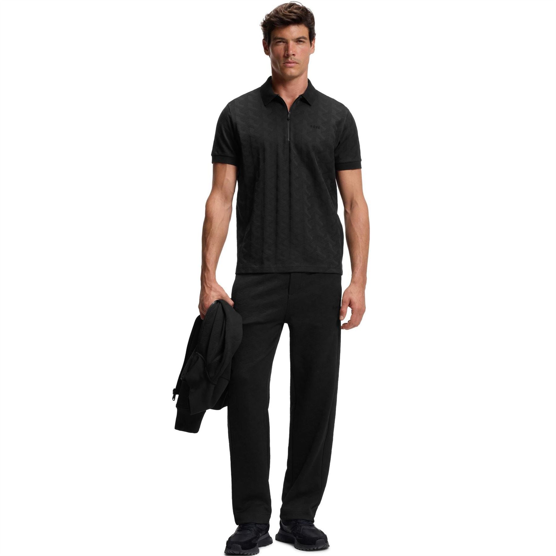 Boss HBG Mirror QZ Slim Fit Short Sleeve Polo Shirt