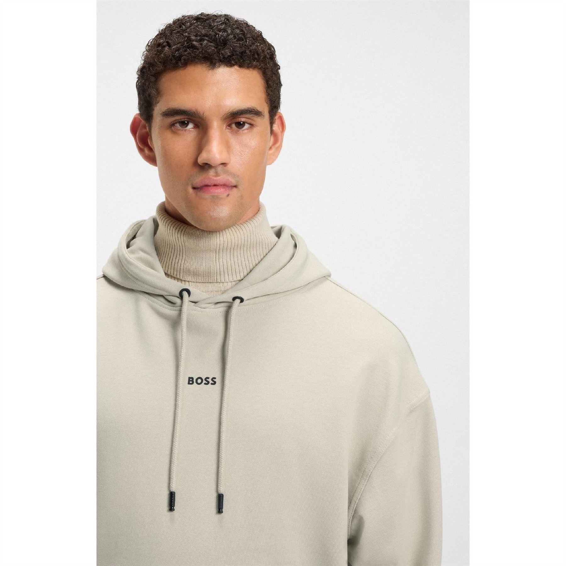 Boss Contrast Logo Hoodie