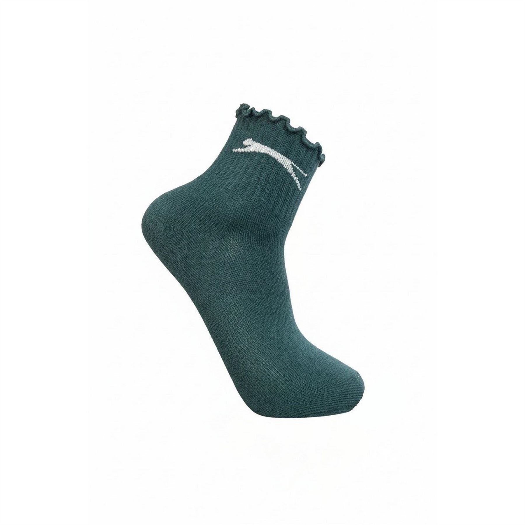 Slazenger Ruffle Turn Cuff Ankle Socks