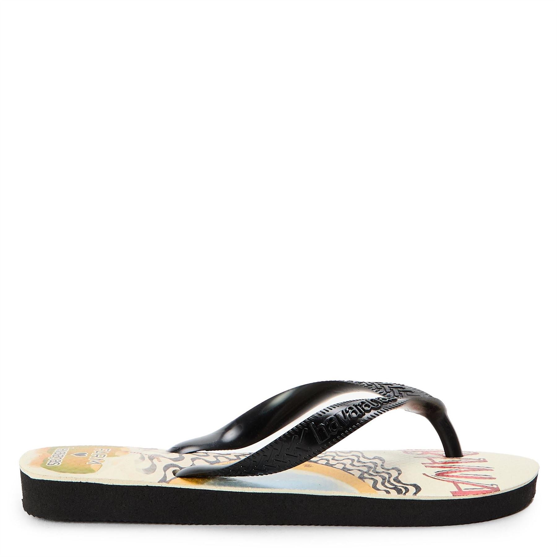 Havaianas Graphic Print Thong Toe Flip Flops