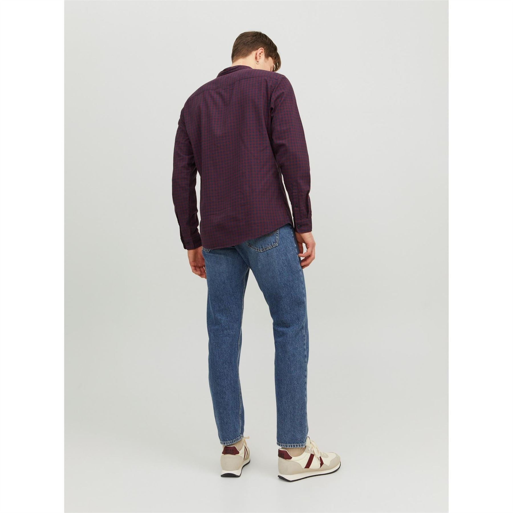 Jack and Jones Mens Gingham Shirt