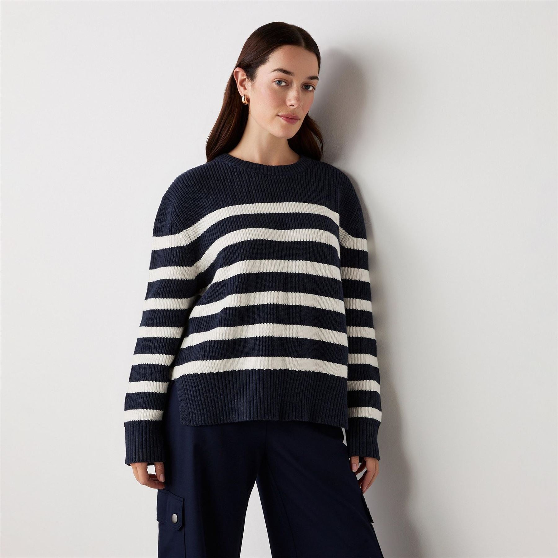 Finery Serena Relaxed Fit Long Sleeve Sweater