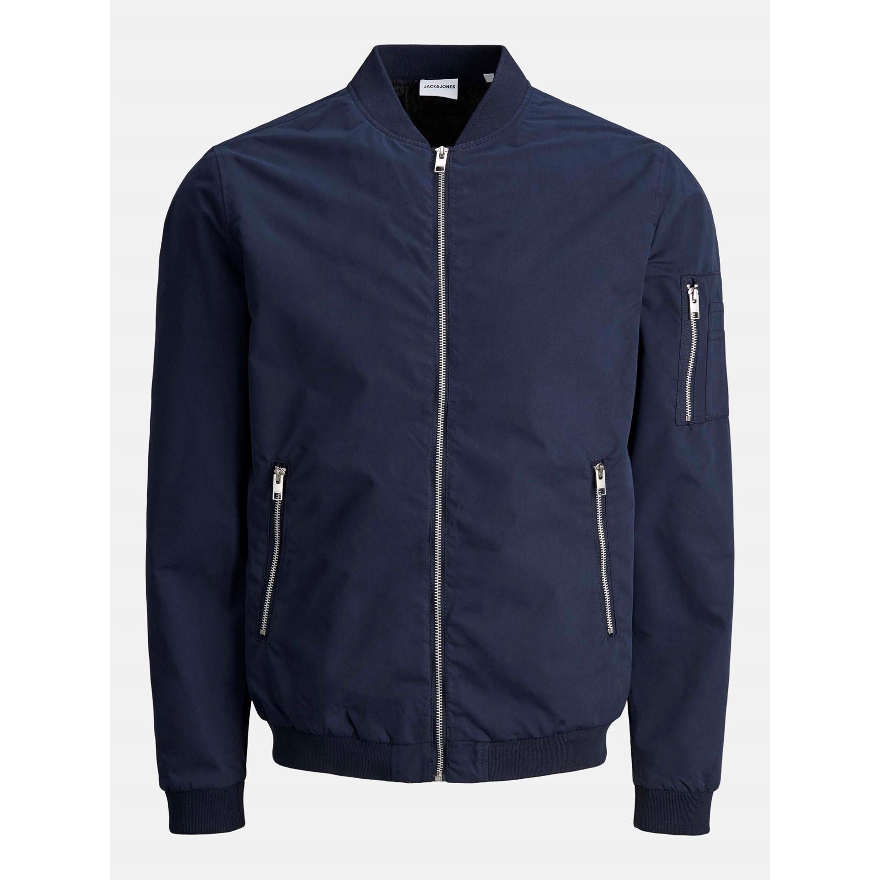 Jack and Jones Rush Plus Size Long Sleeve Bomber Jacket