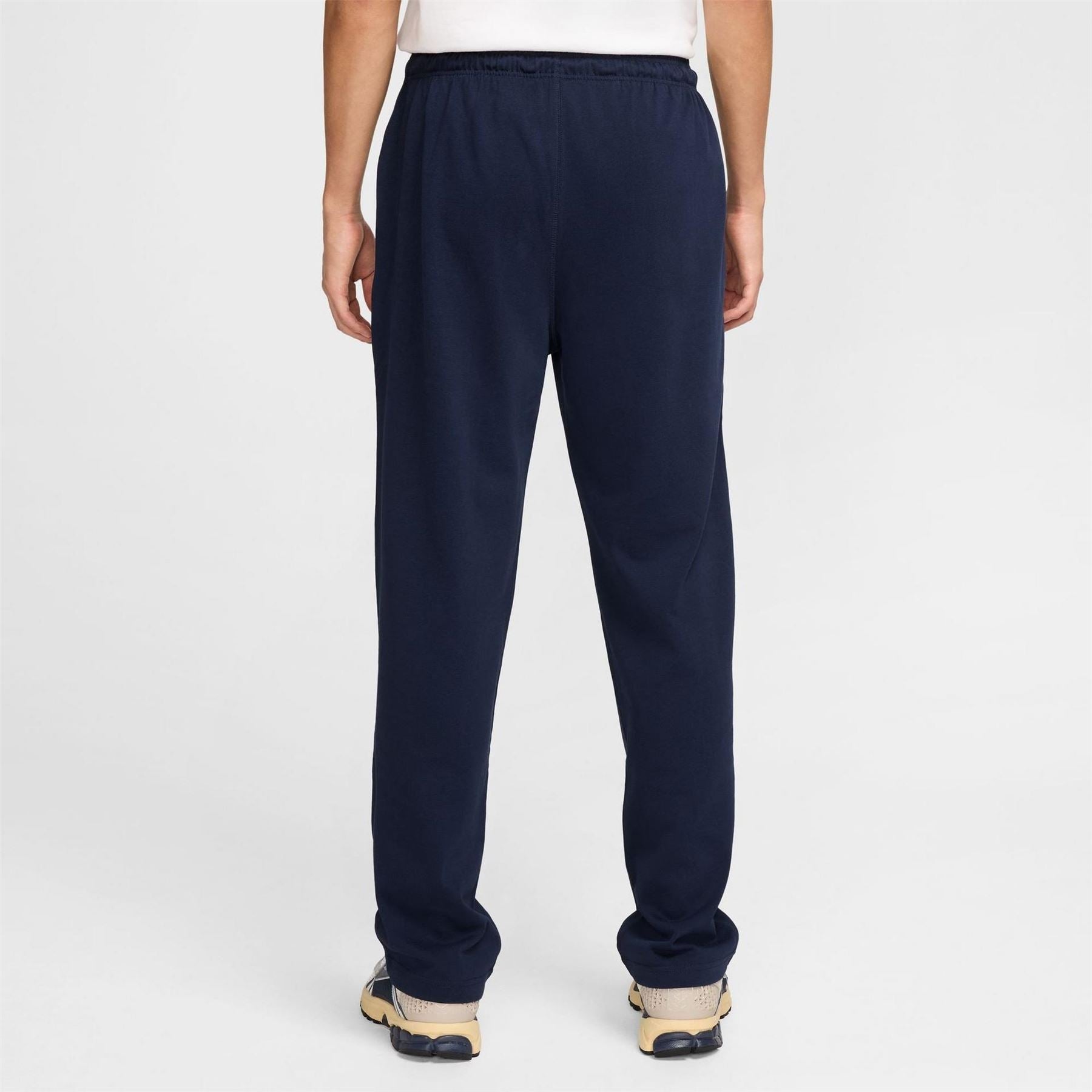 Nike Mens Club Knit Open Hem Pants