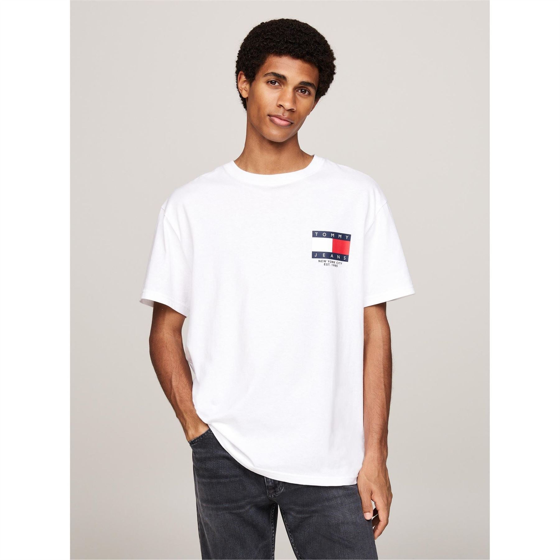 Tommy Jeans Reg Rwb Sig Flag Tee Ext