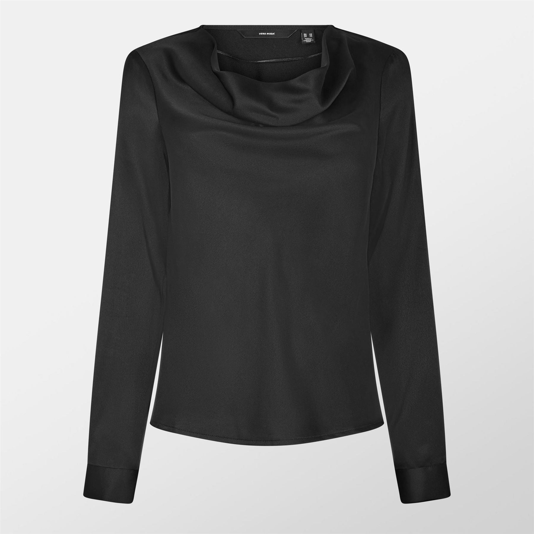 Vero Moda Cowl Neck Relaxed Fit Waist Length Blouse