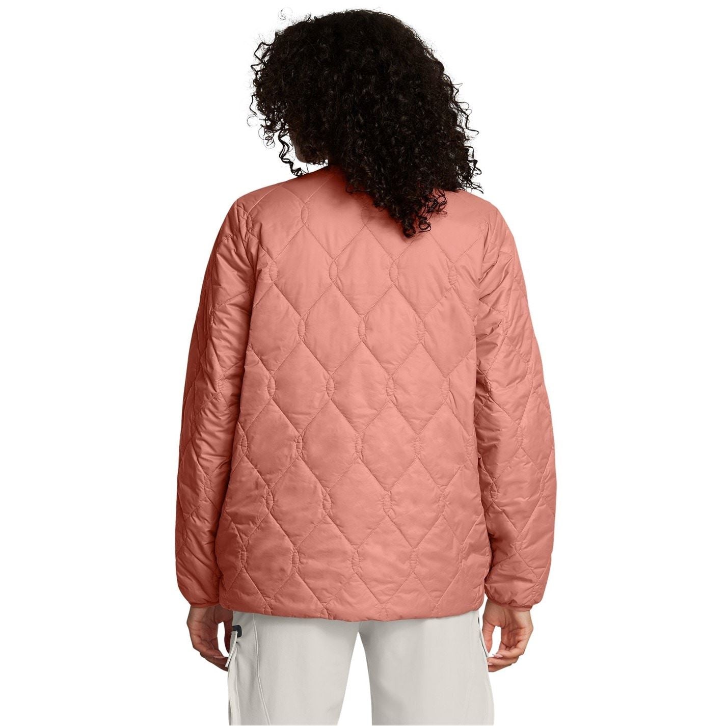 Under Armour Diamond Snap Button Zipped Pocket Puffer Jacket