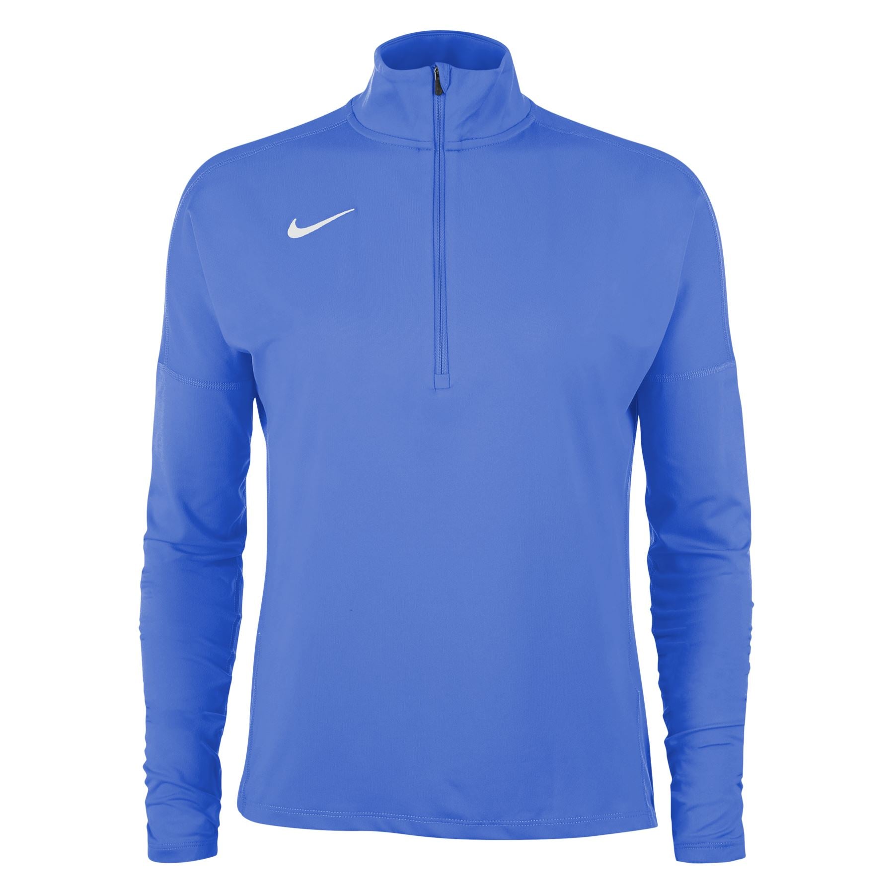 Nike Front Zipper Pocket Funnel Neck Long Sleeve Athletic Top