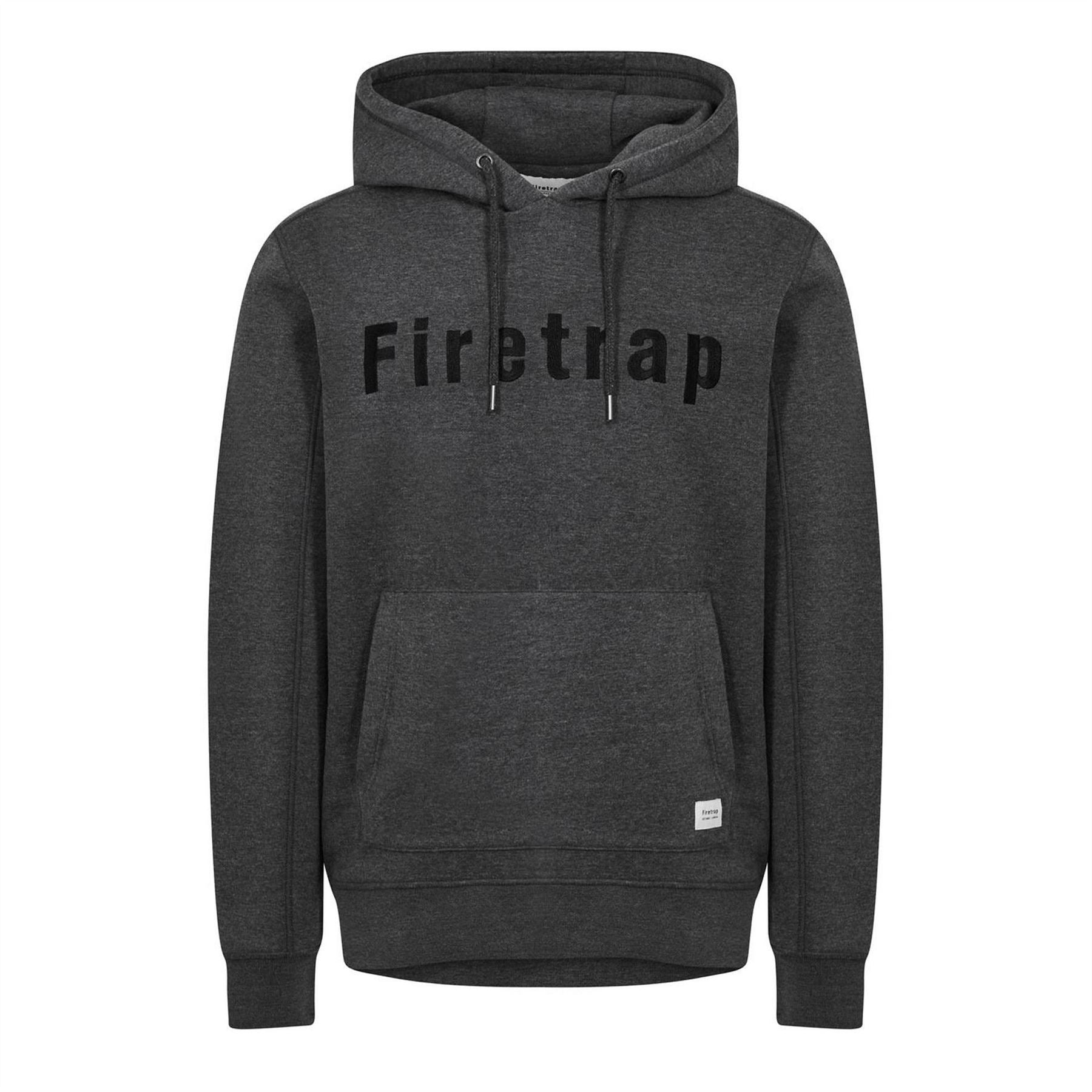 Firetrap Mens Graphic Fleece Hoodie