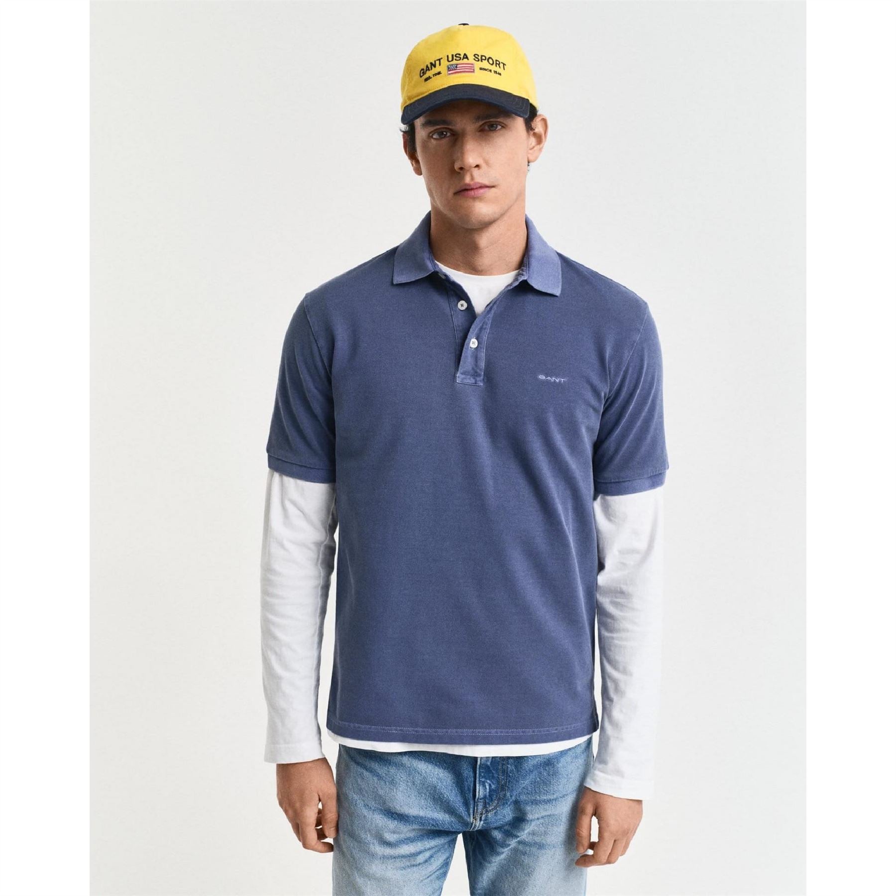 Gant Sunfaded Piqué Polo Shirt