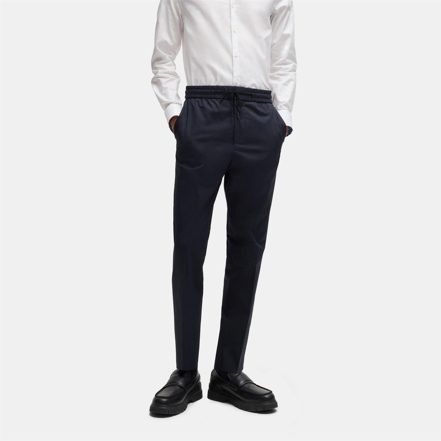 Hugo Howard231x Solid Patterned Straight Joggers