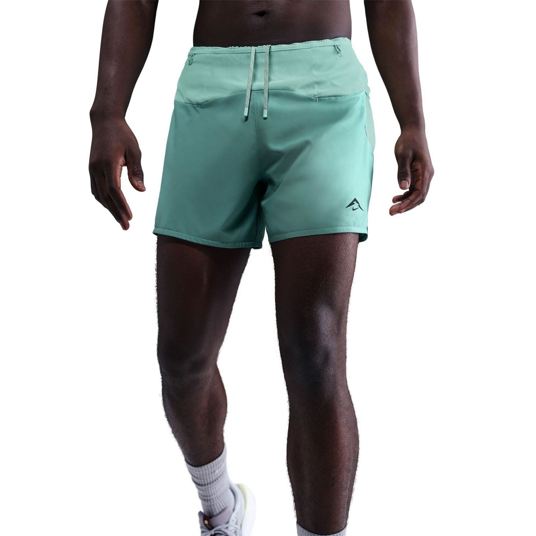 Nike Trail 5 Inch Logo Print Athletic Shorts