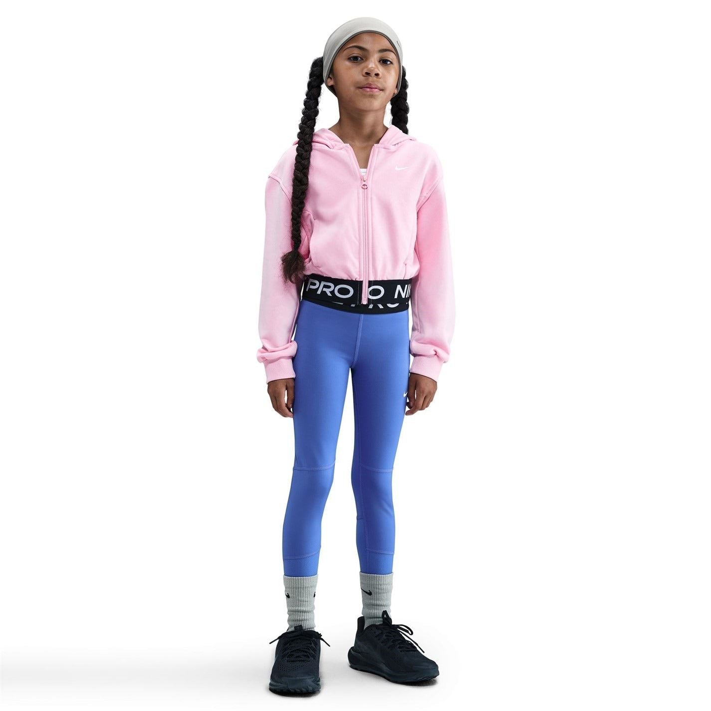 Nike Pro Dri Fit Full Zip Hoodie Juniors