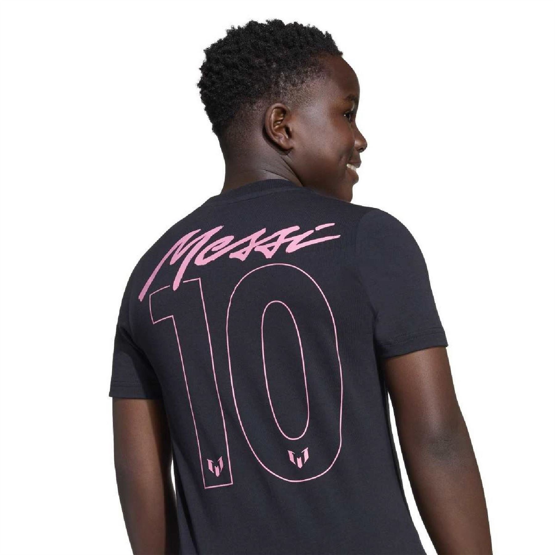 adidas Messi Graphic Cotton Short Sleeve T-Shirt