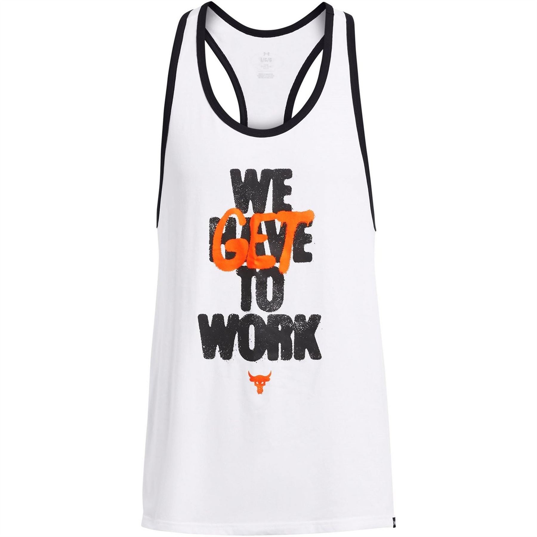 Under Armour Mens Armour Ua Pjt Rck Get To Work Tank Vest