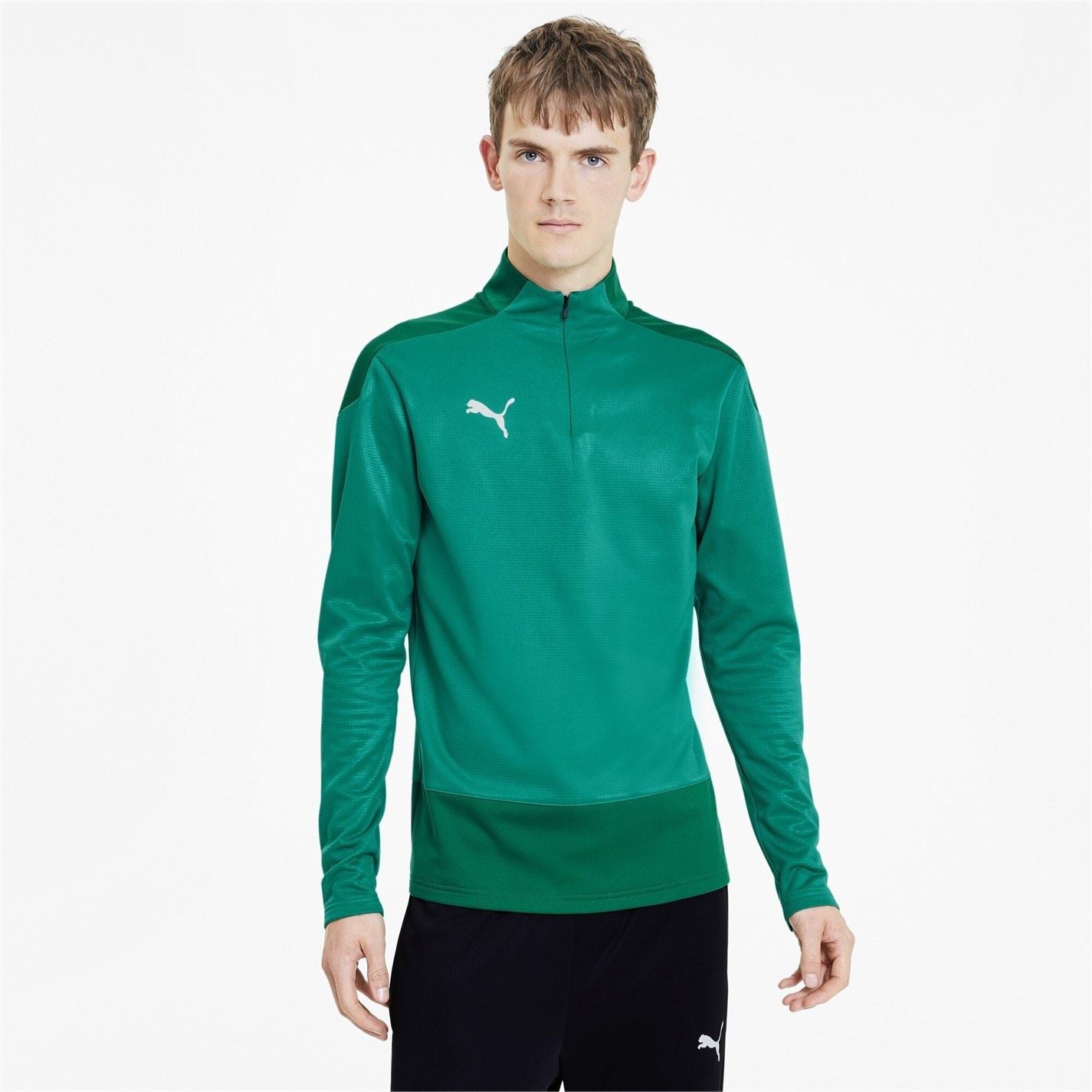 Puma Mens Teamgoal 23 Training Quarter Zip Top Fleece