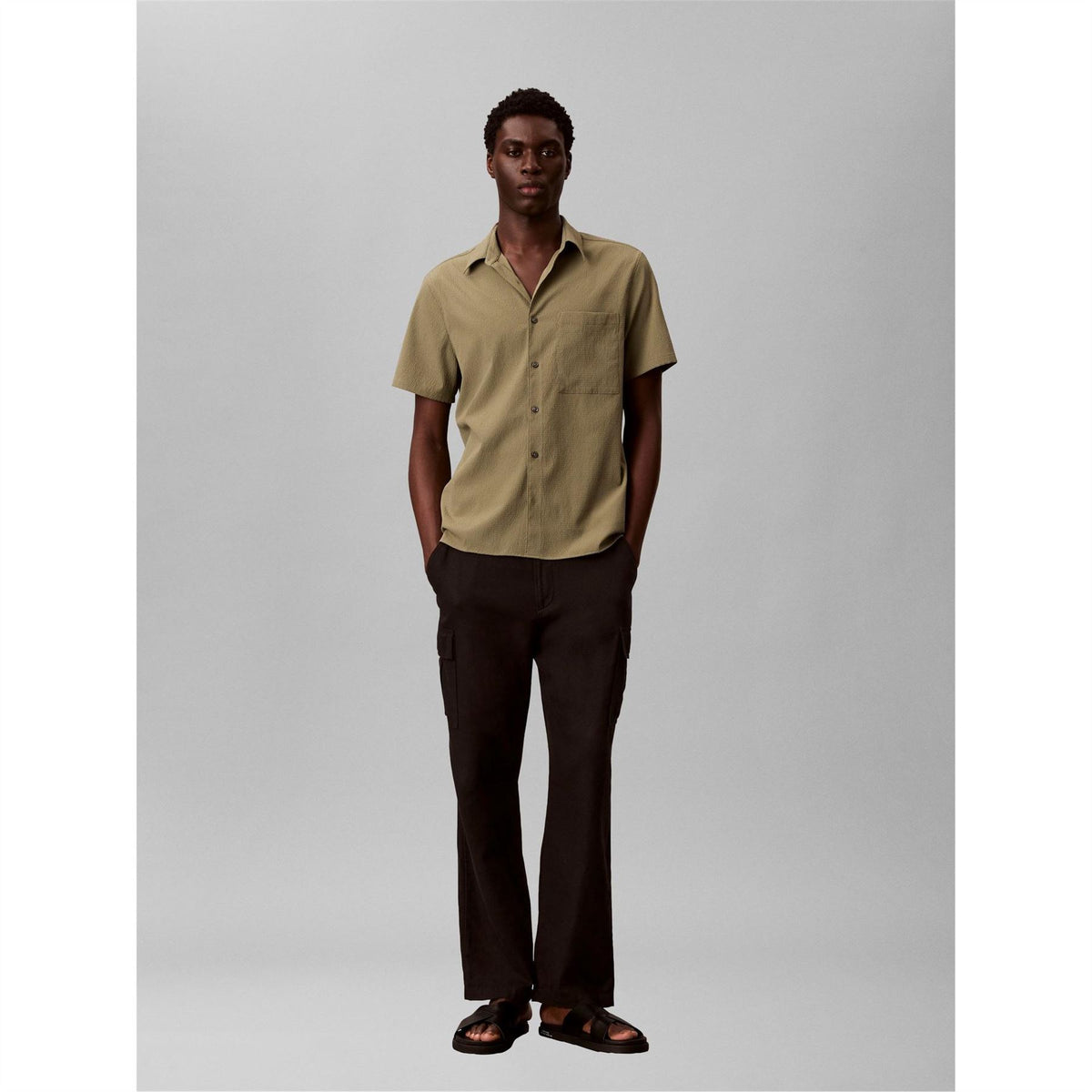 Calvin Klein Short Sleeve Plain Shirt