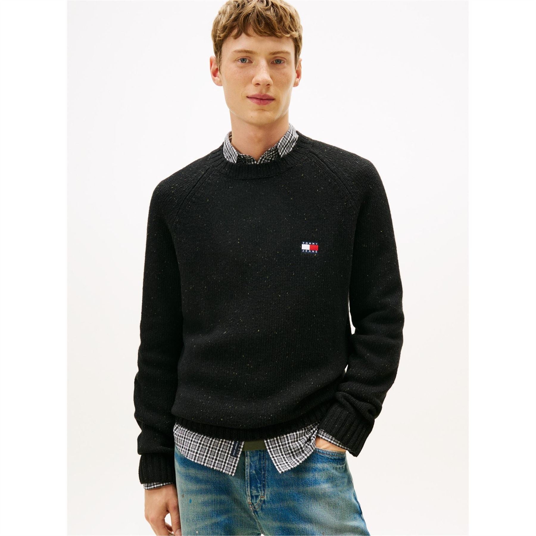 Tommy Jeans Badge Crew Knit Sn61