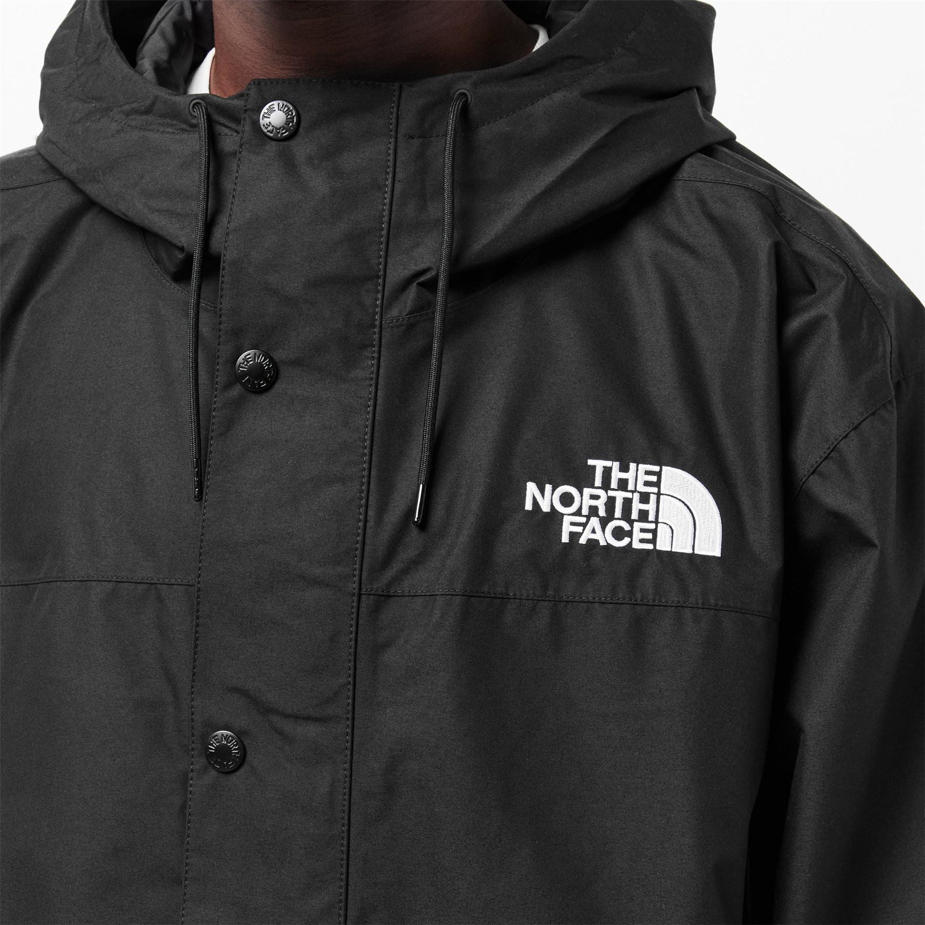 The North Face North Face Reign On Hooded Snap Button Color Block Rain Jacket