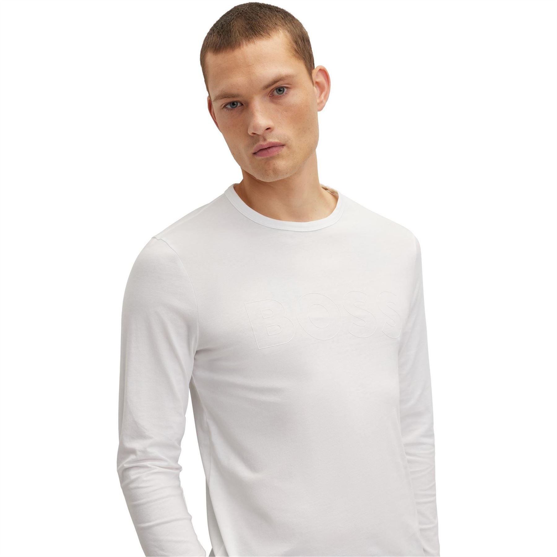 Boss Crew Neck Long Sleeve Regular Fit T-Shirt