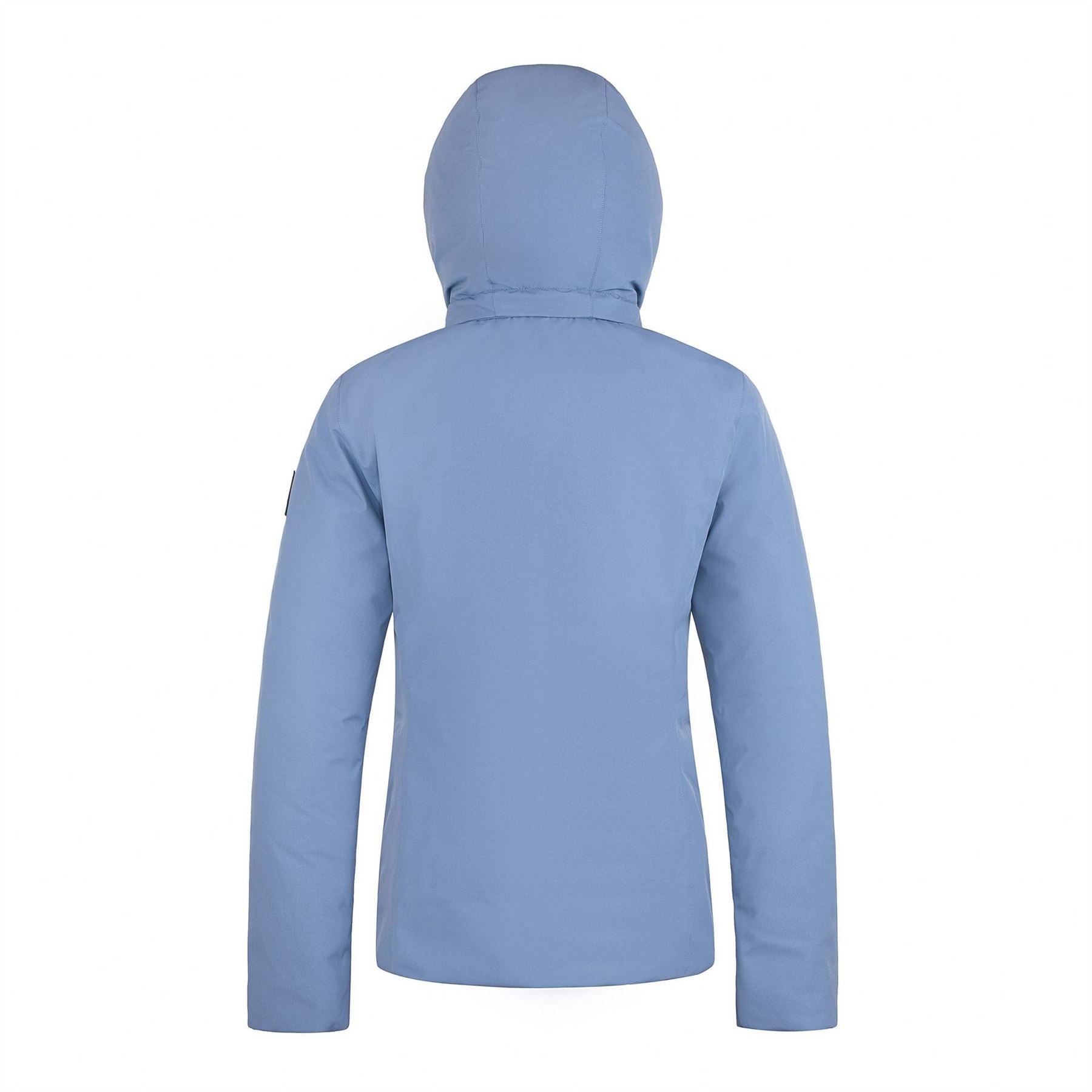 Cape Heights Solid Patterned Hooded Snap Button Puffer Jacket