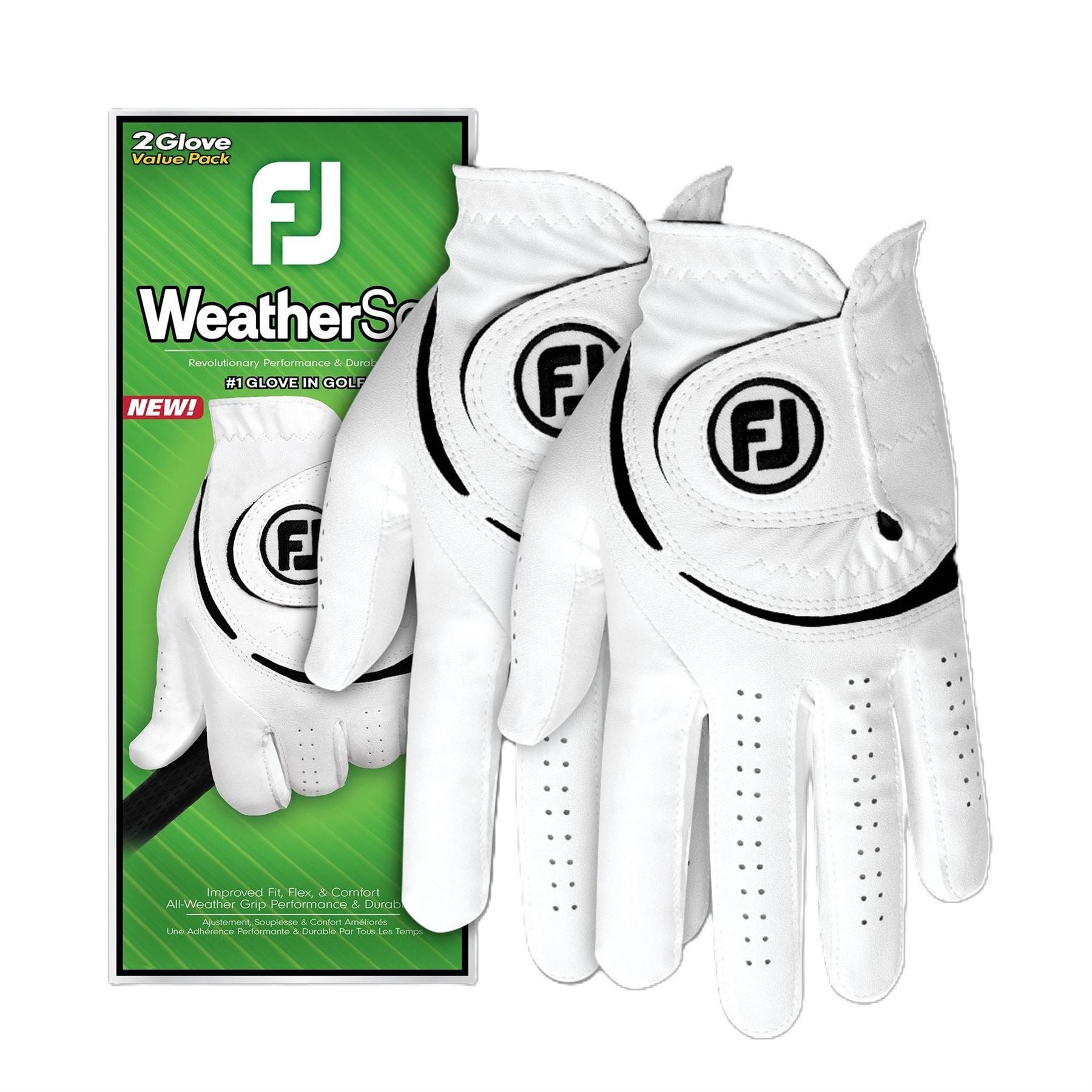 FootJoy 2 Pack Golf Gloves lh