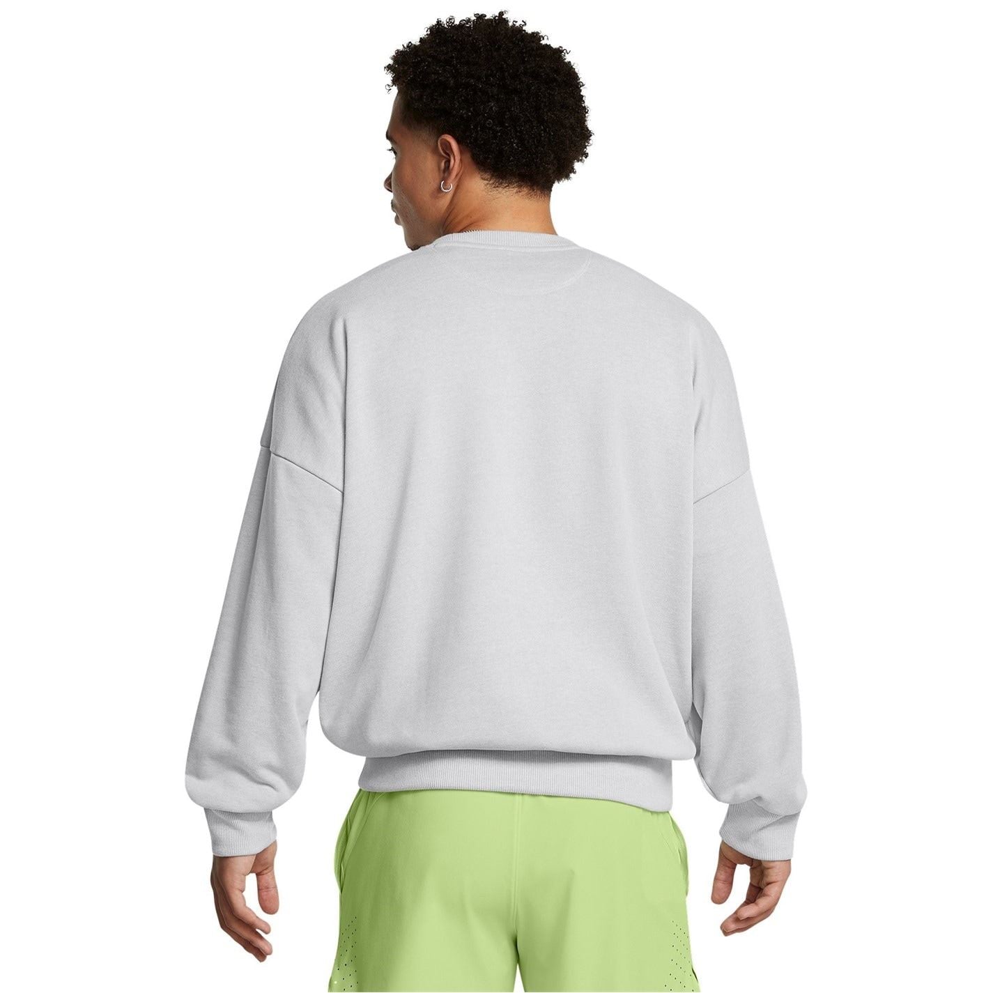 Under Armour Icon Crew Neck Ribbed Collar Long Sleeve Sweatshirt