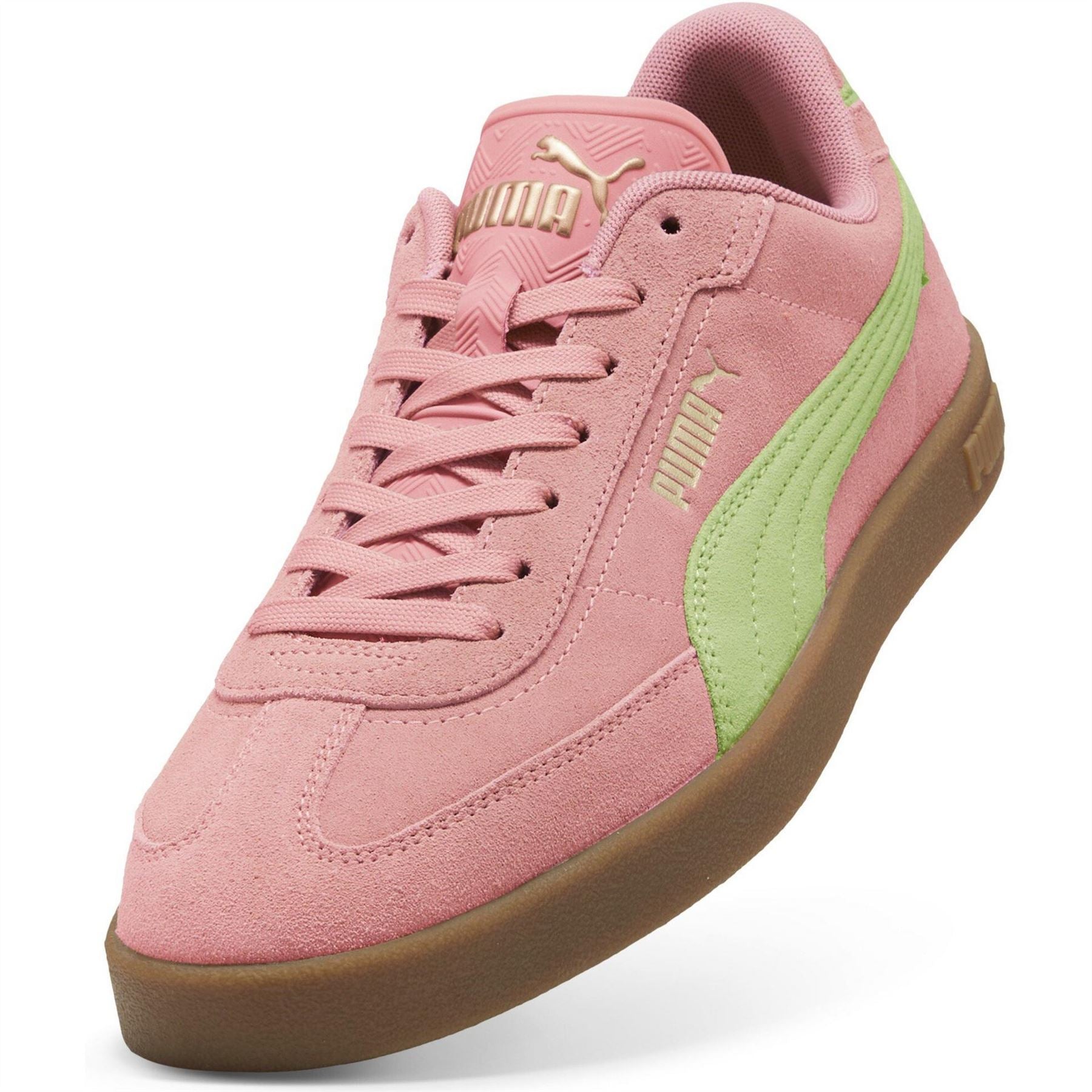 Puma Round Toe Low Top Flat Heel Sneakers