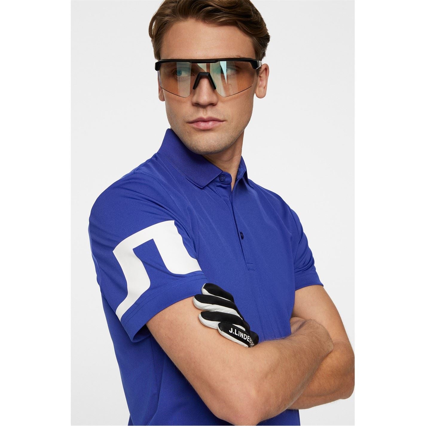 J Lindeberg Golf Short Sleeve Performance Polo Shirt