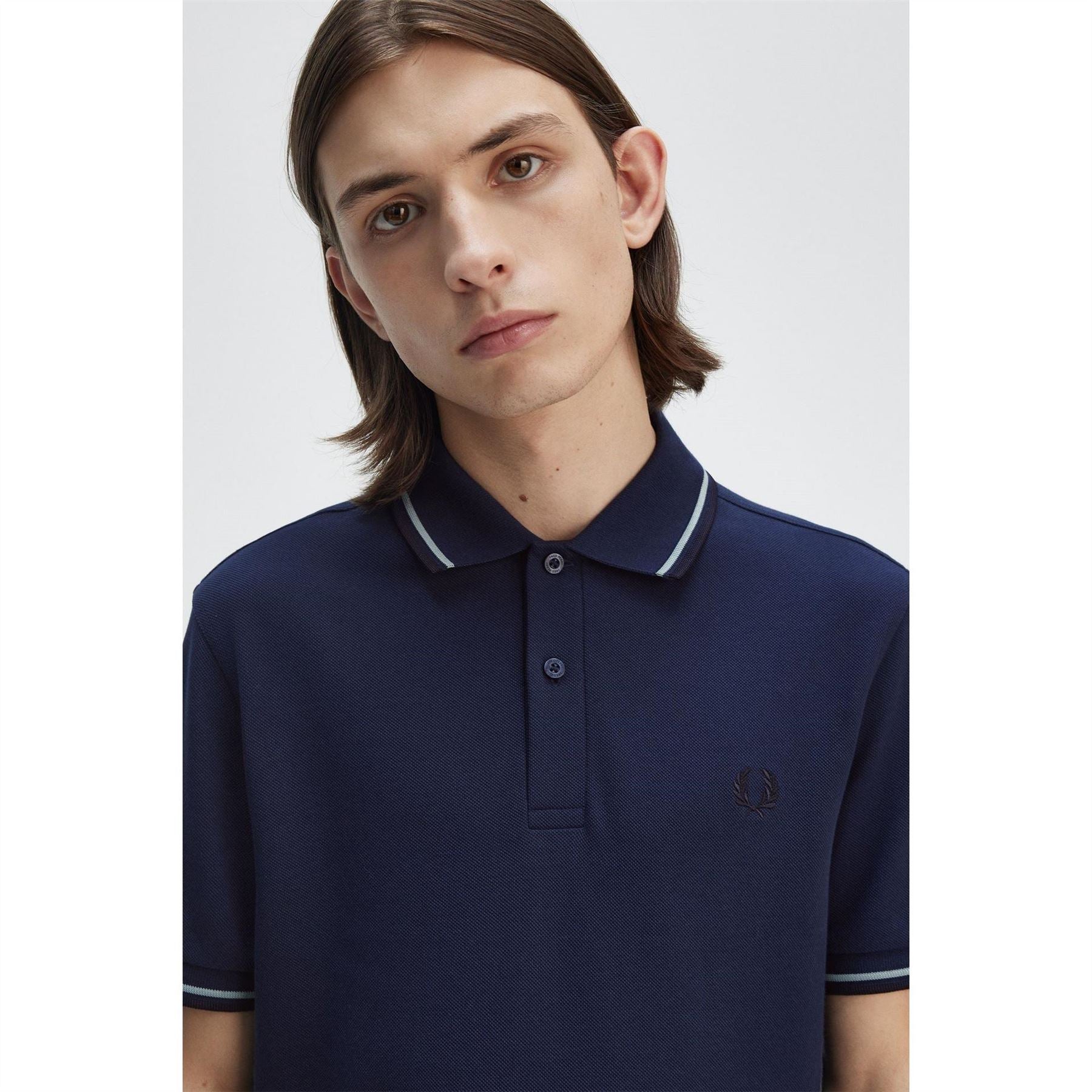 Fred Perry Sleeve Twin Tipped Polo Shirt