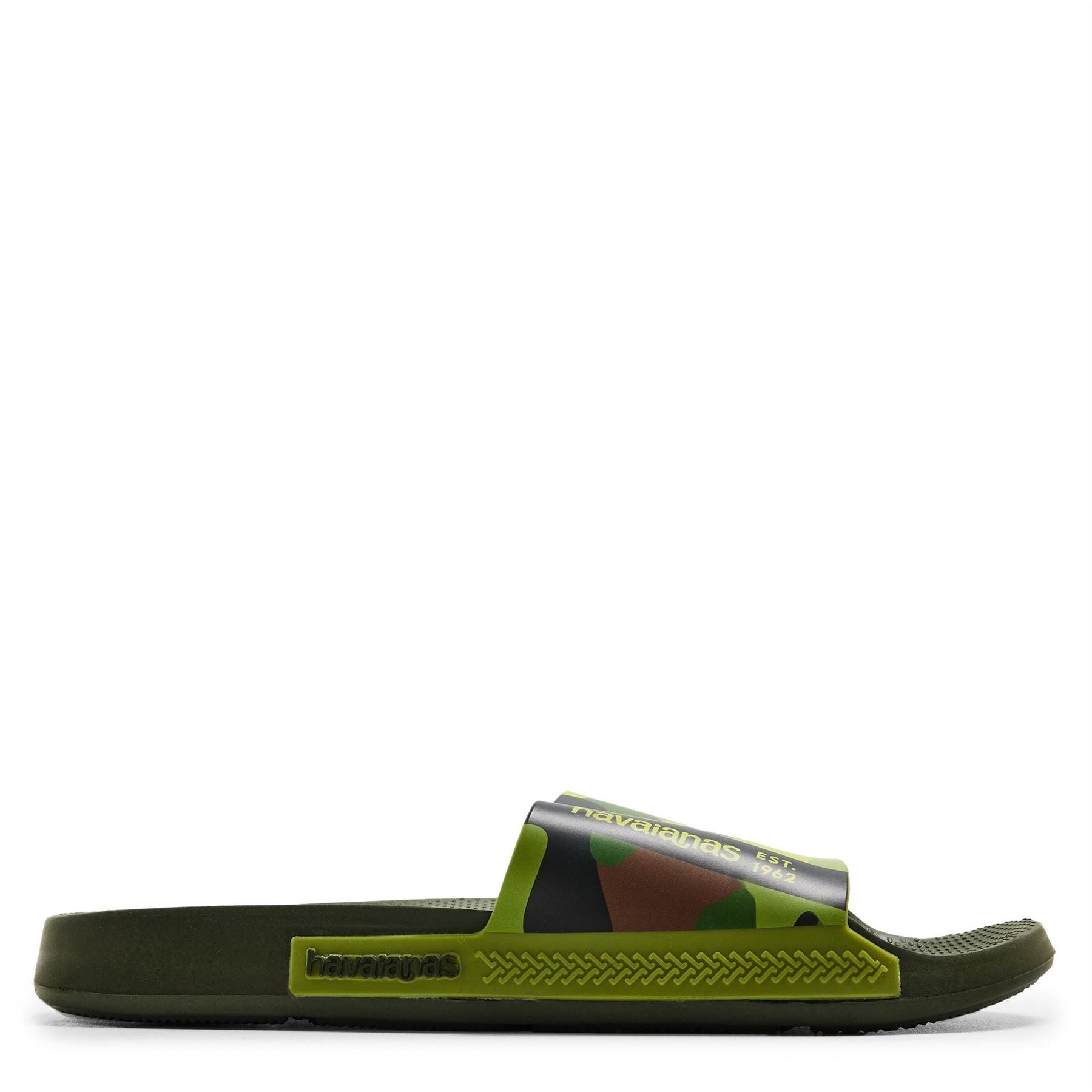 Havaianas Womens Hav. Slide Print Black Pink Paradis Flip Flops