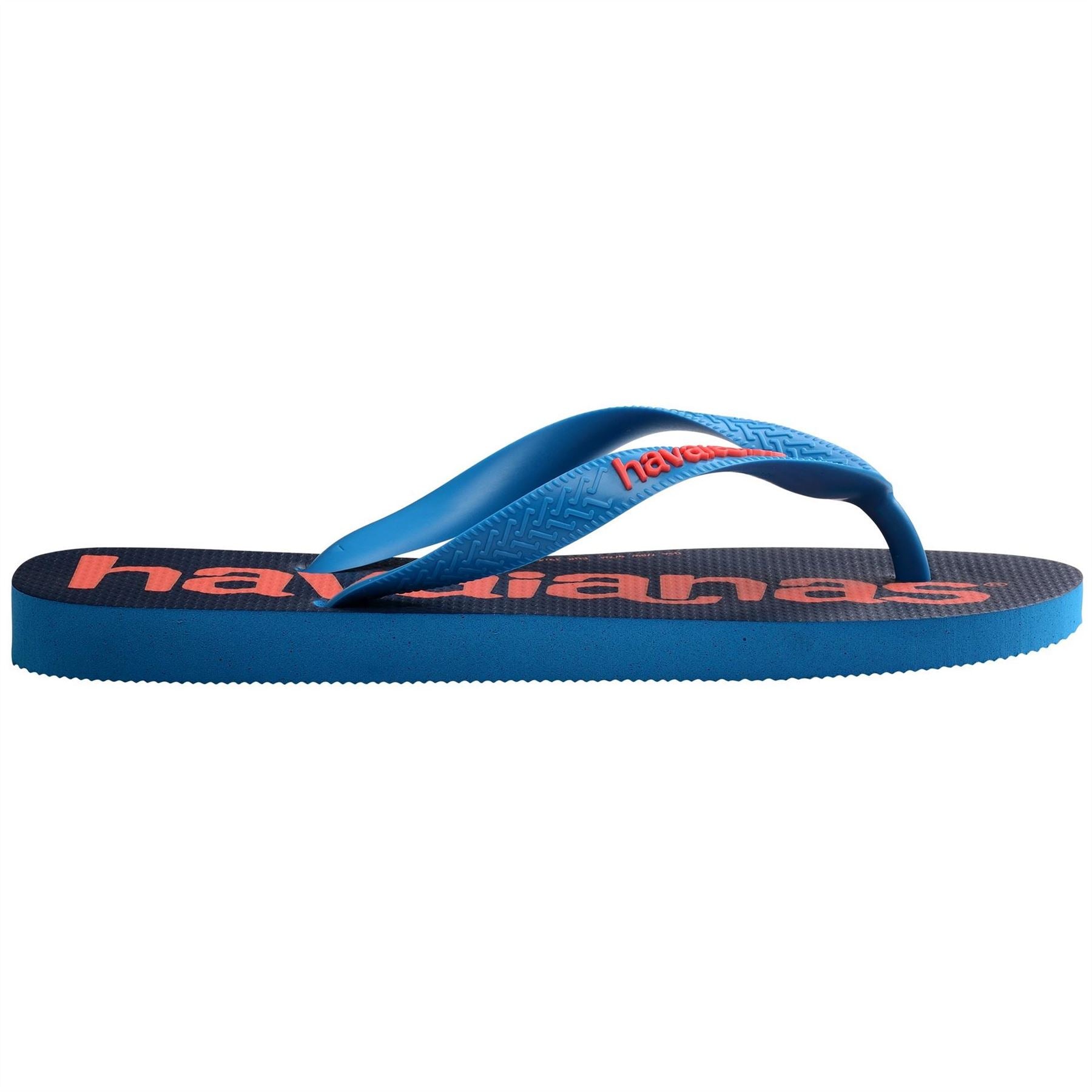 Havaianas Womens Hav. Top Logomania 2 Navy Blue 39 4 Flip Flops