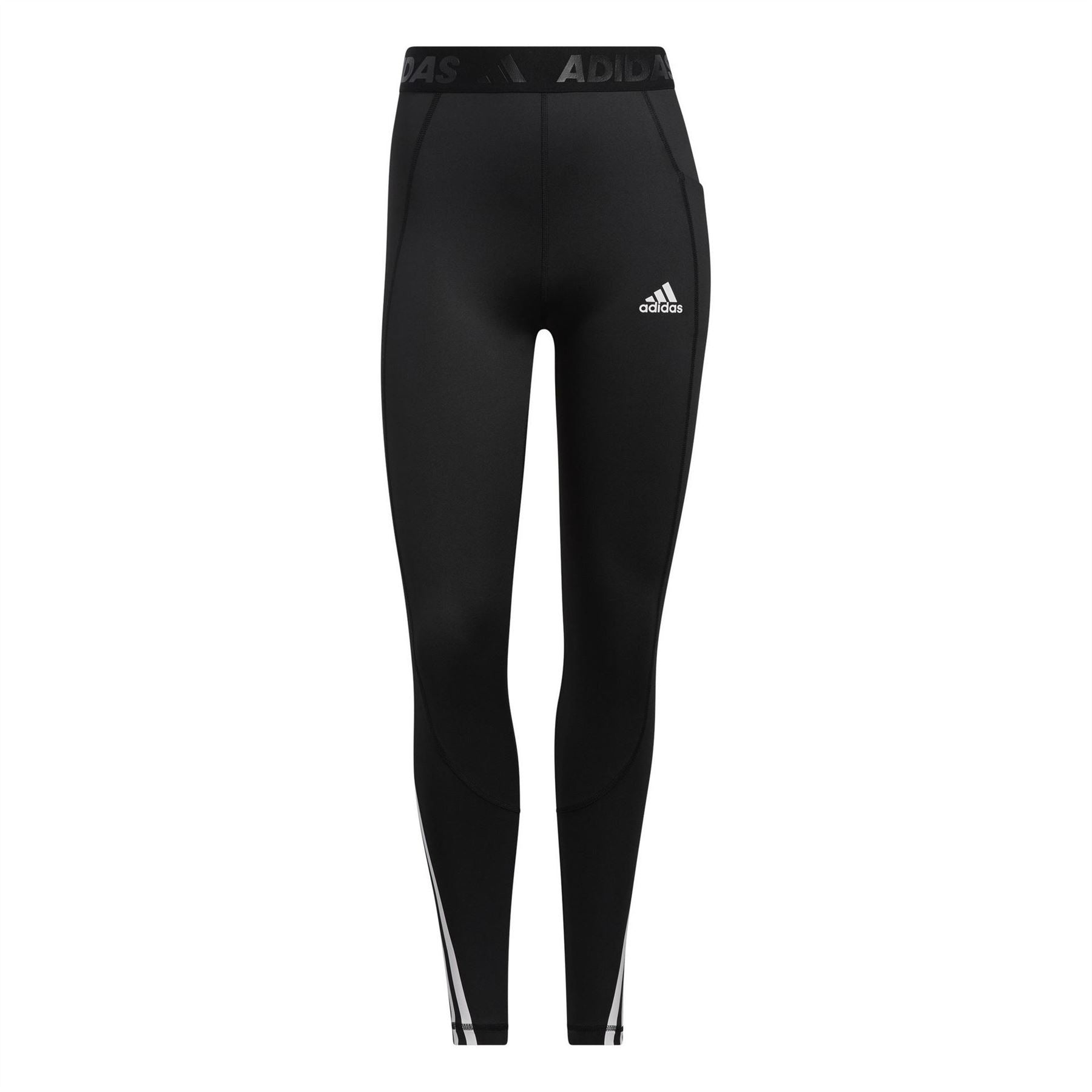 adidas Womens Alphaskin 3 Stripes Leggings