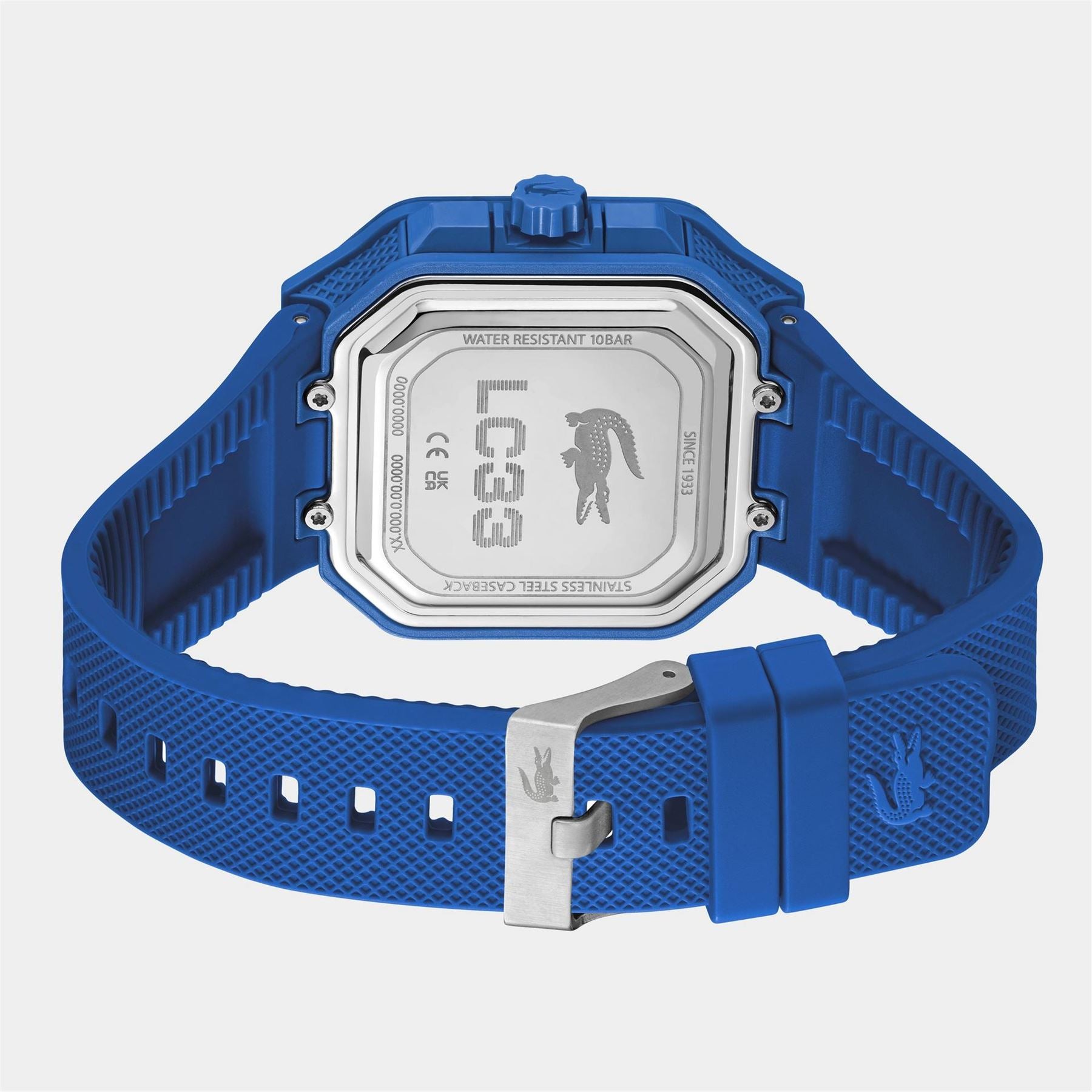 Lacoste Mens Lc33 Silicone Analog Digital Watch