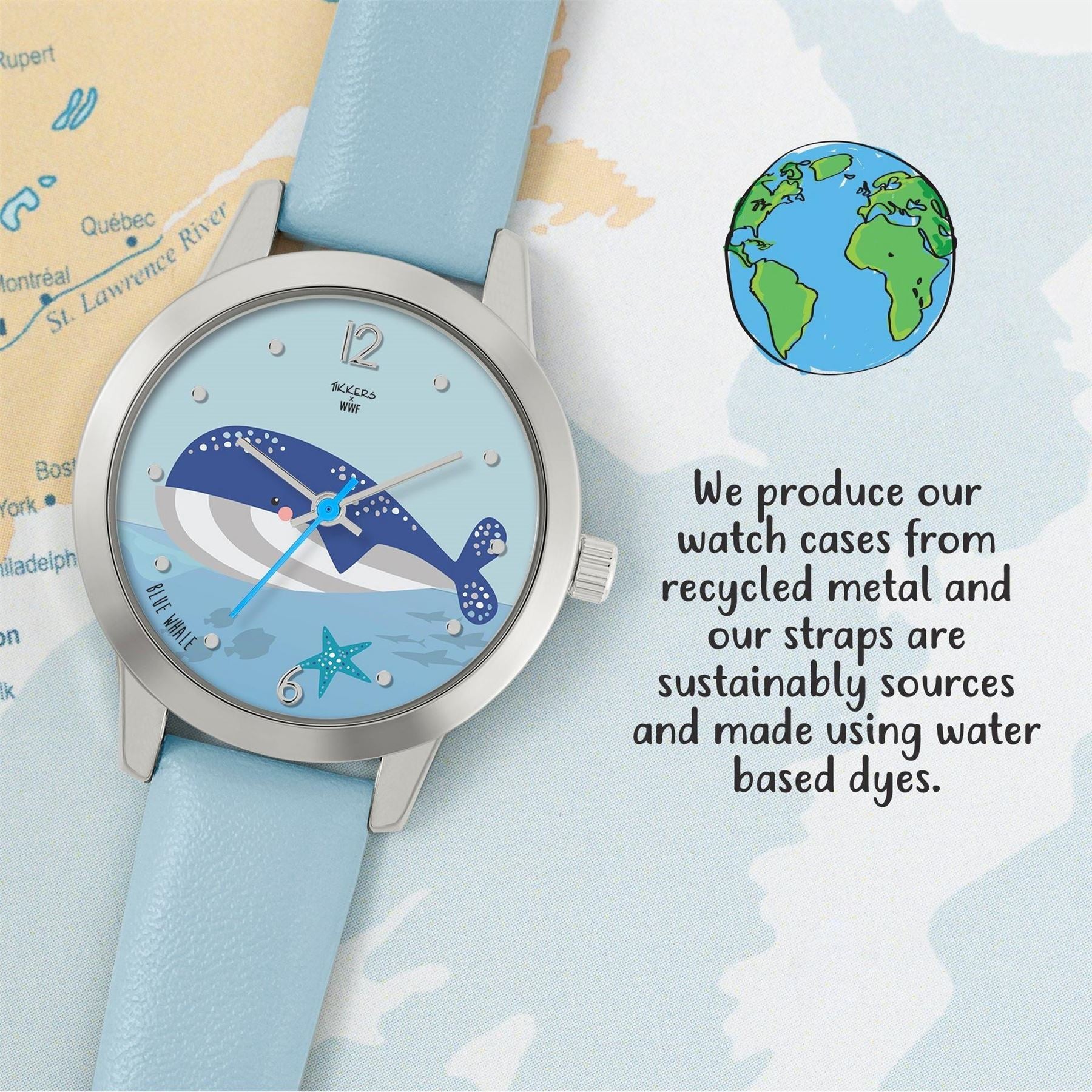 Tikkers Kids Whale Quartz Watch