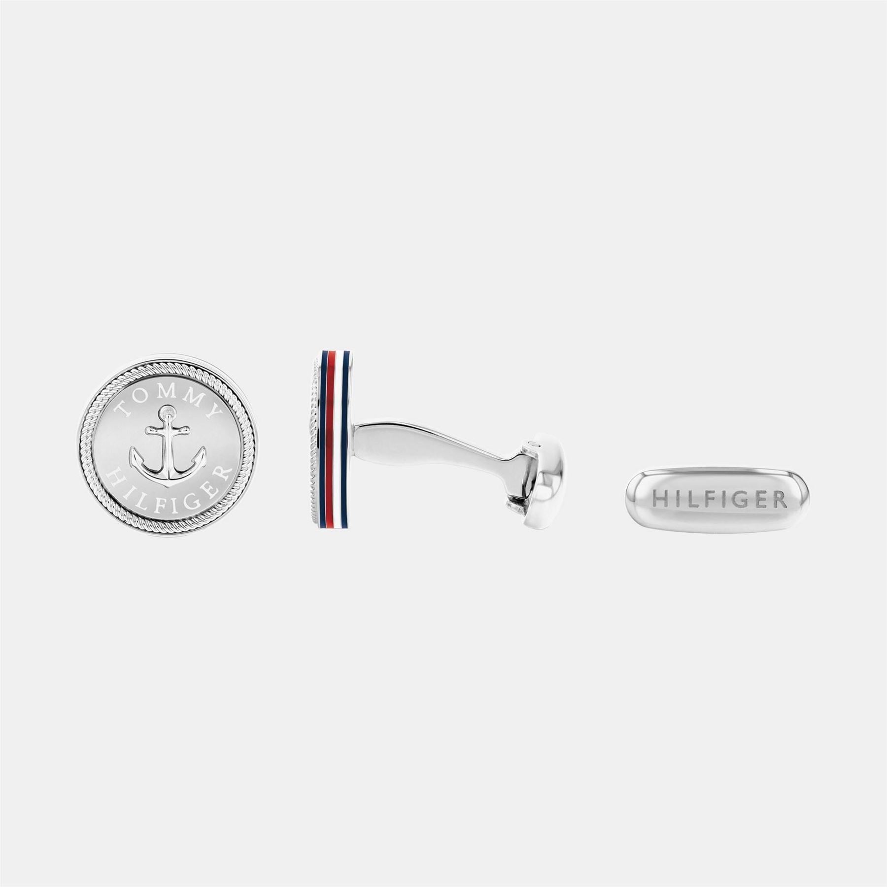 Tommy Hilfiger Hilfiger Men’s Stainless Steel Cufflinks