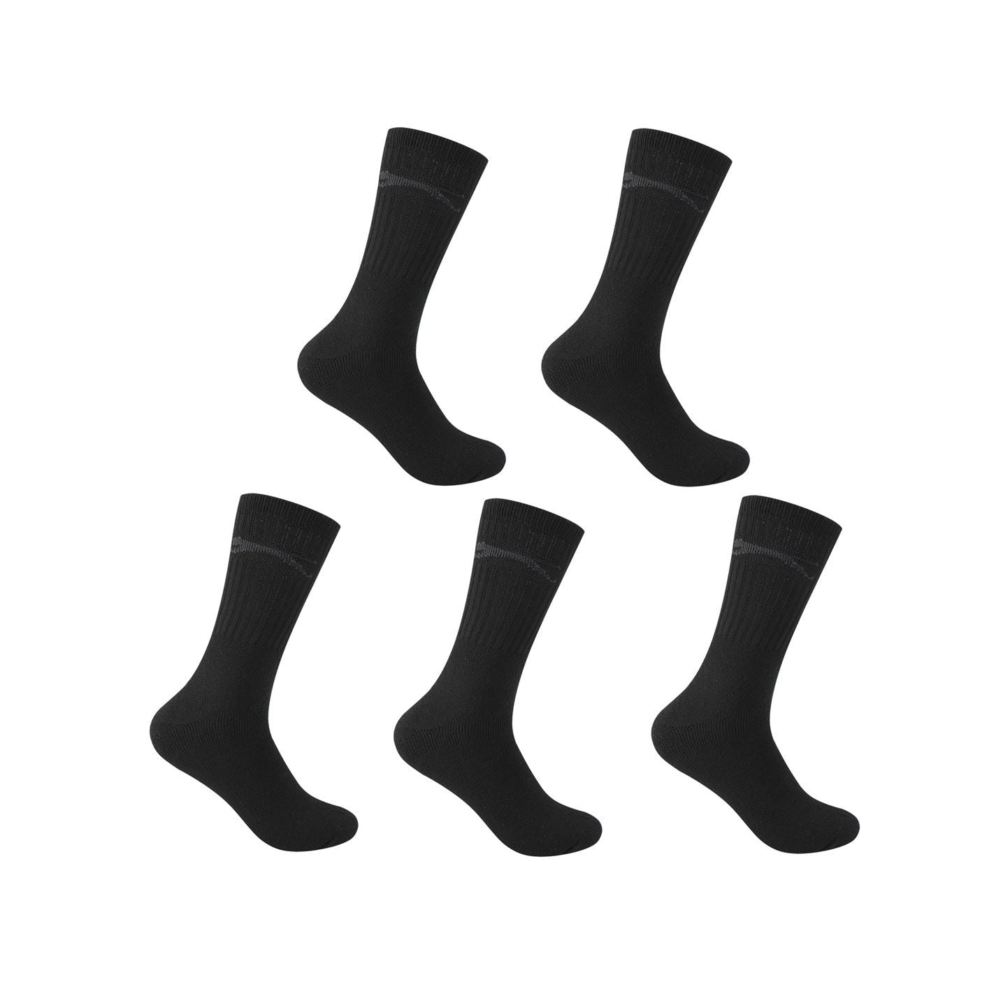 Slazenger Mens 5 Pack Crew Socks