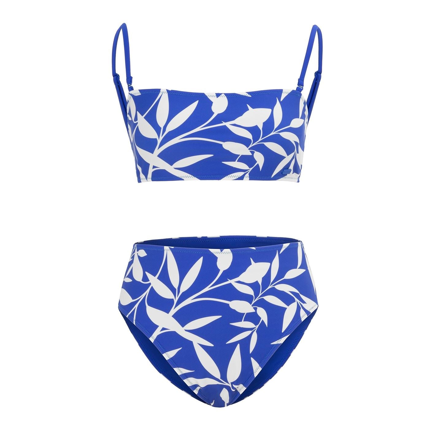 SoulCal Rev Mid Zebra Patterned Tie Back Bikini Set