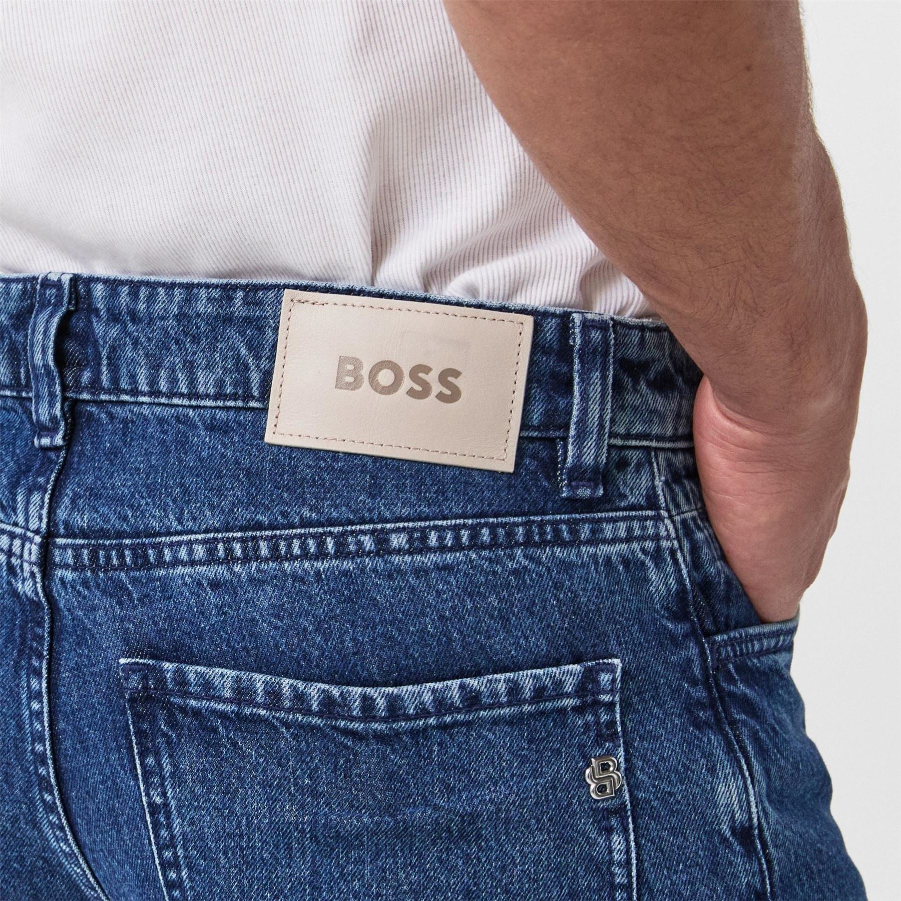 Boss Akron Slim Fit Five Pocket Jeans