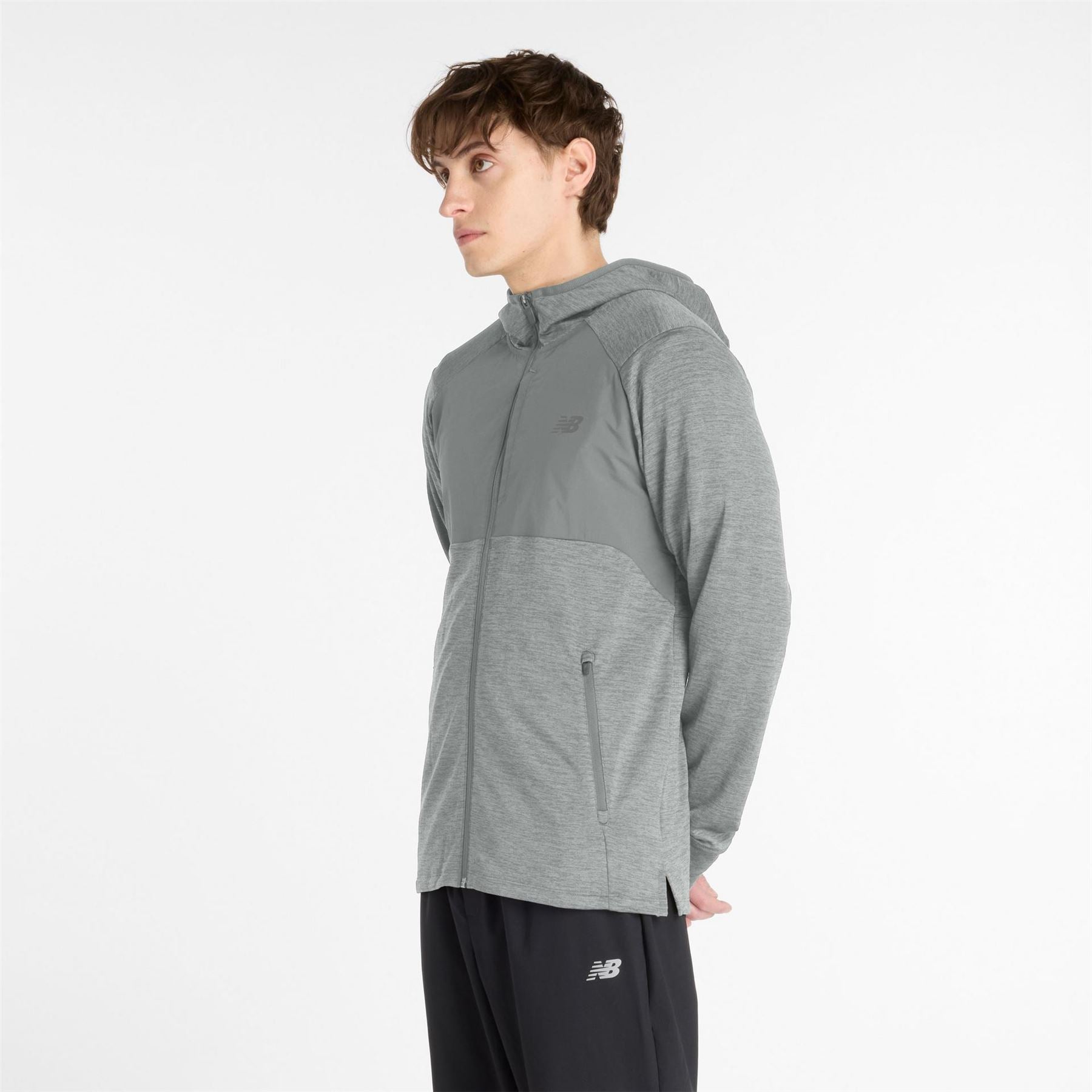 New Balance Balance Ht Grd FulL-Zip Athlgrey Ag xl