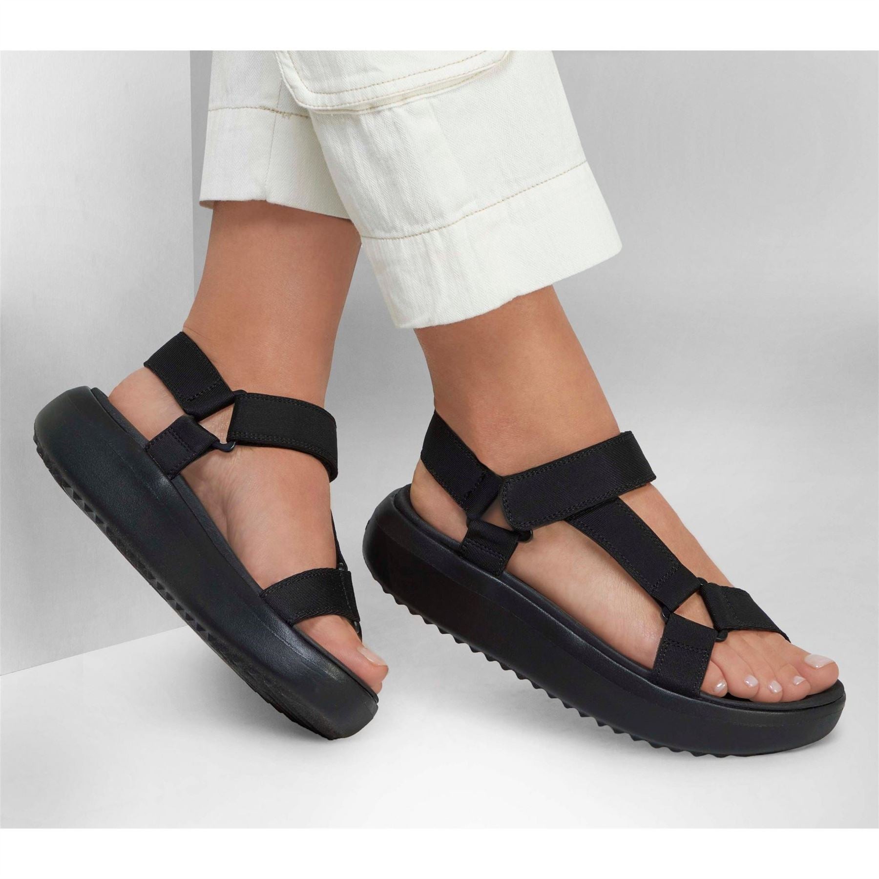 Skechers Womens Pop Ups 3.0 Flat Sandals