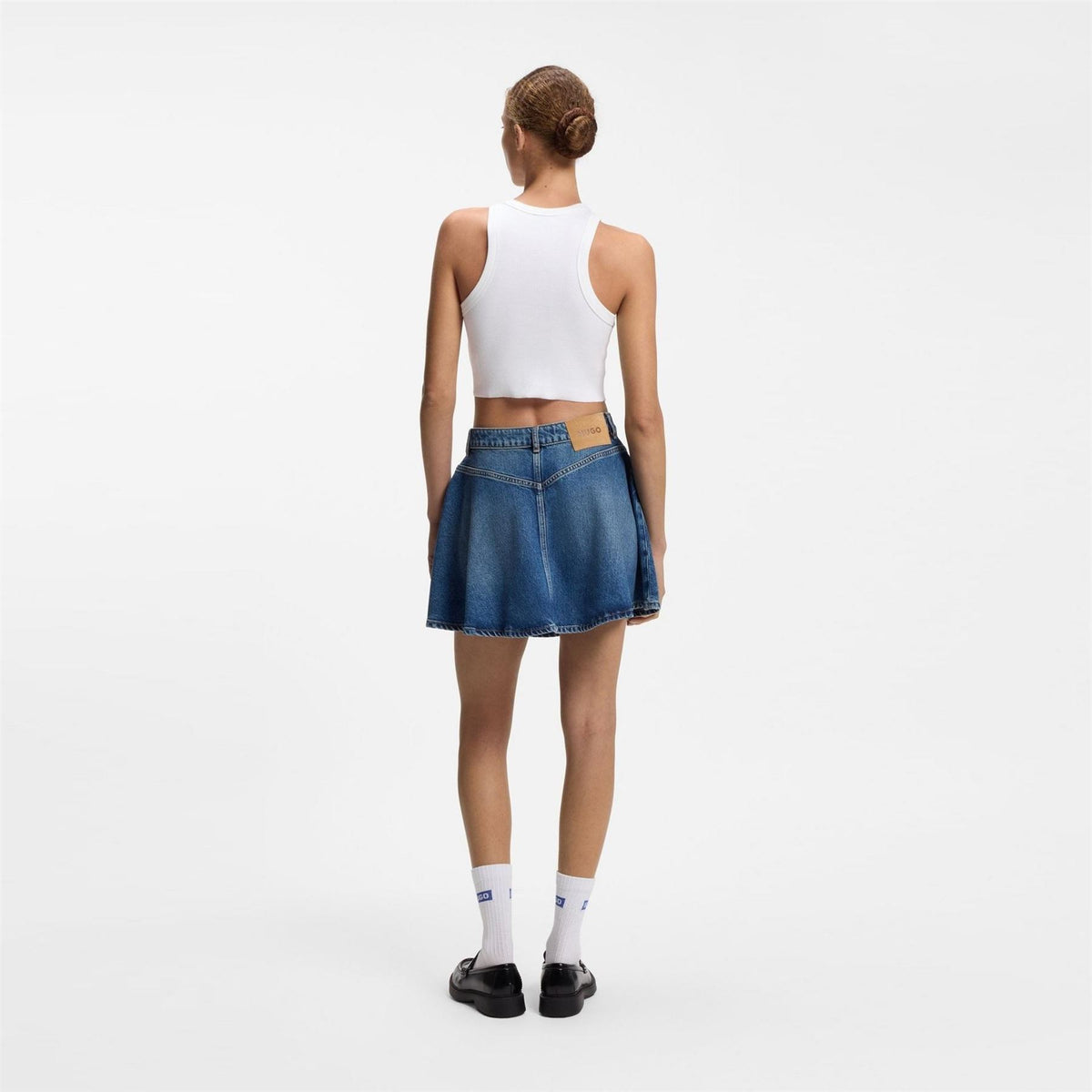 Hugo Baby Crew Neck Sleeveless Slim Fit Tank