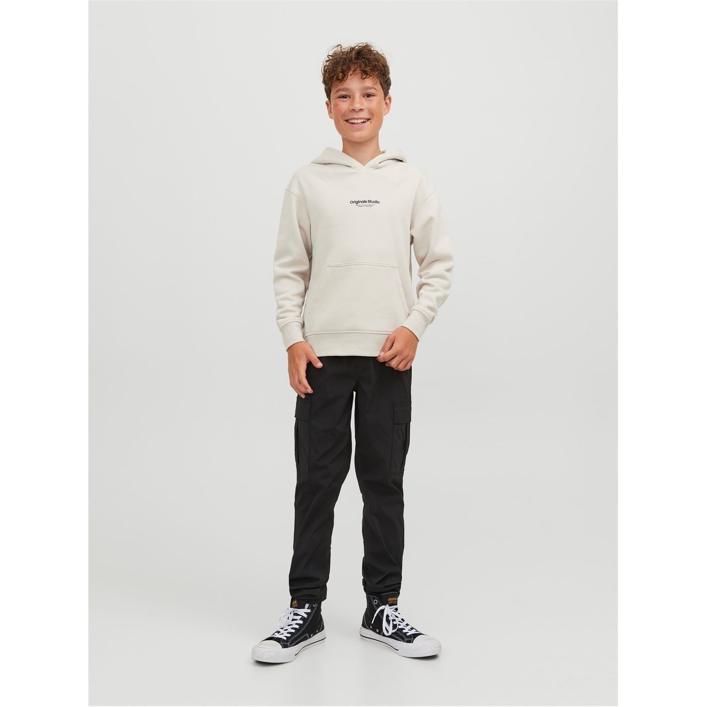 Jack and Jones Regular Fit Hooded Neck Long Sleeve Sweatshirt