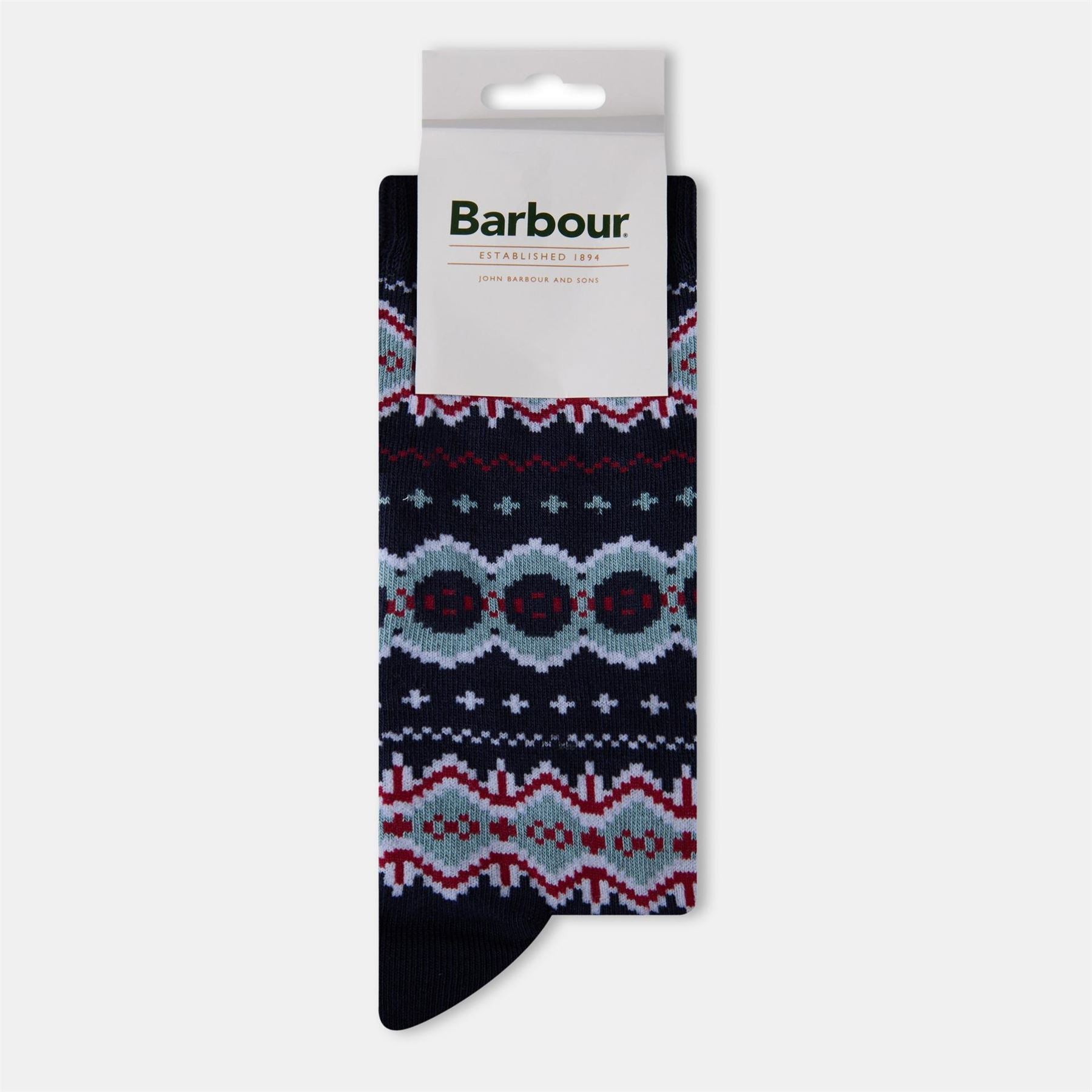 Barbour Fairisle Sock