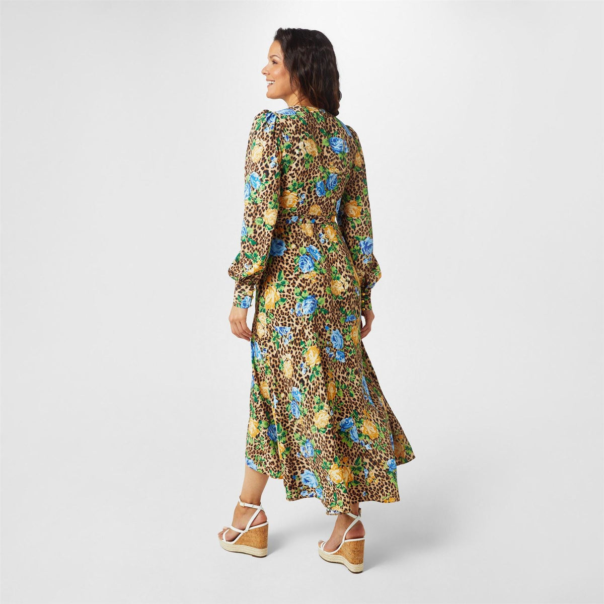 Biba Printed Wrap Dress