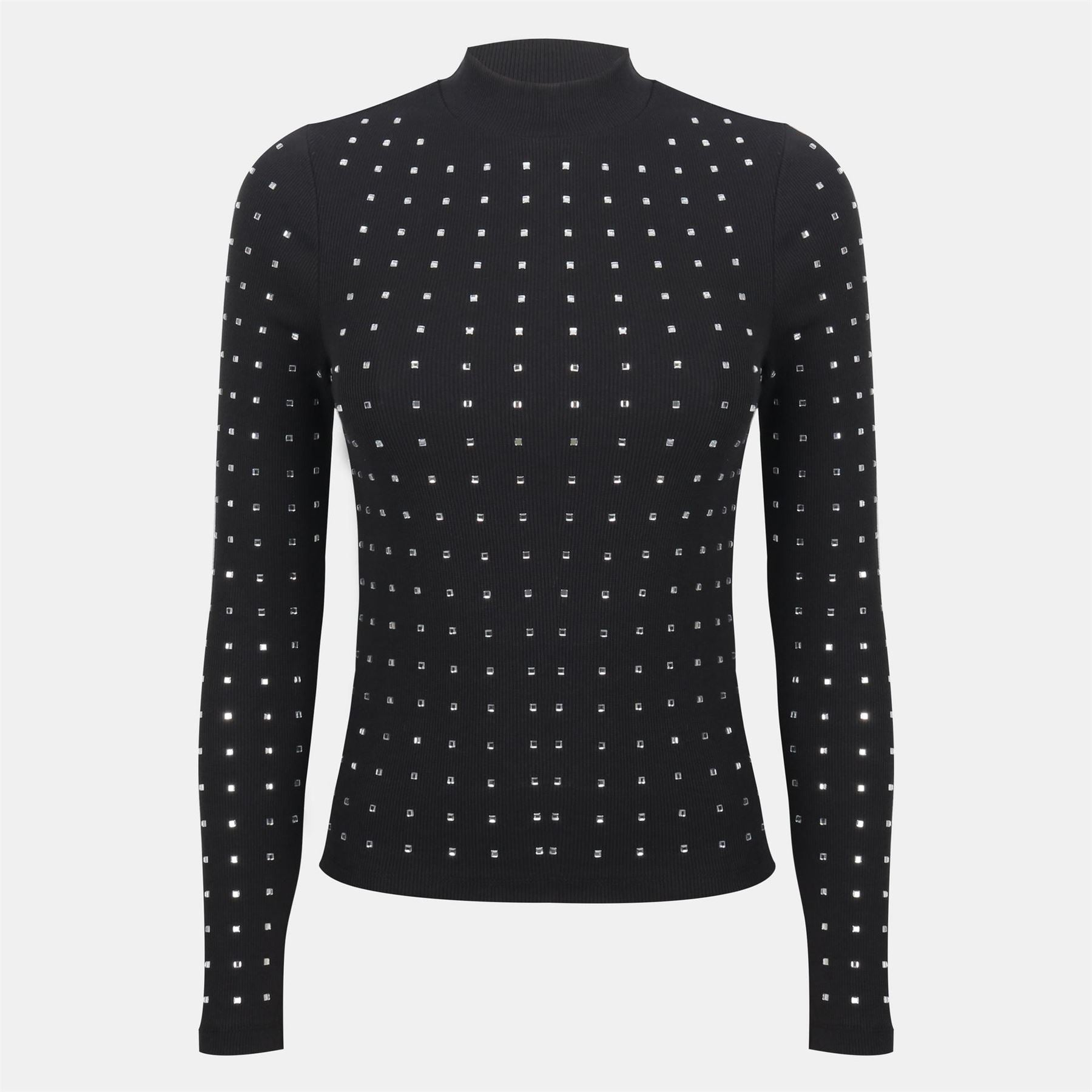 Biba Ribbed Long Sleeve Top