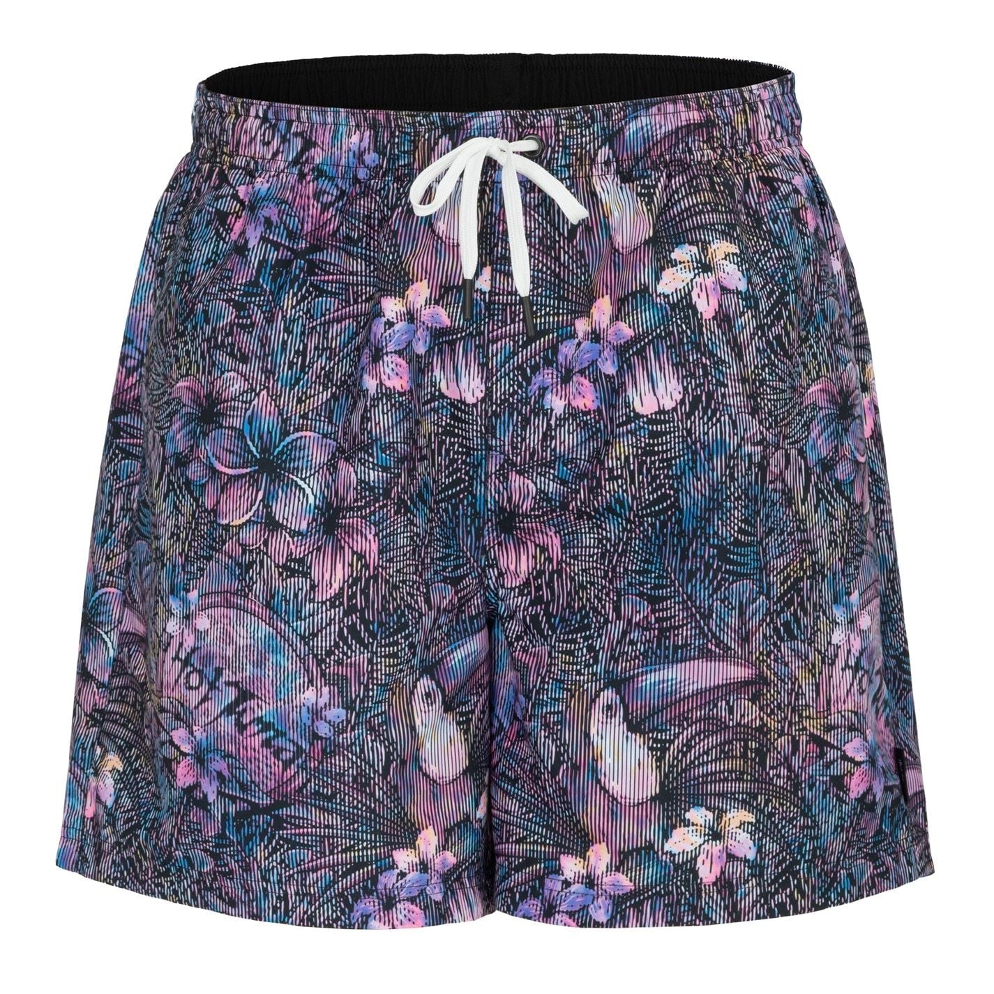 Hot Tuna Floral Swimming Shorts with Elasticated Waistband