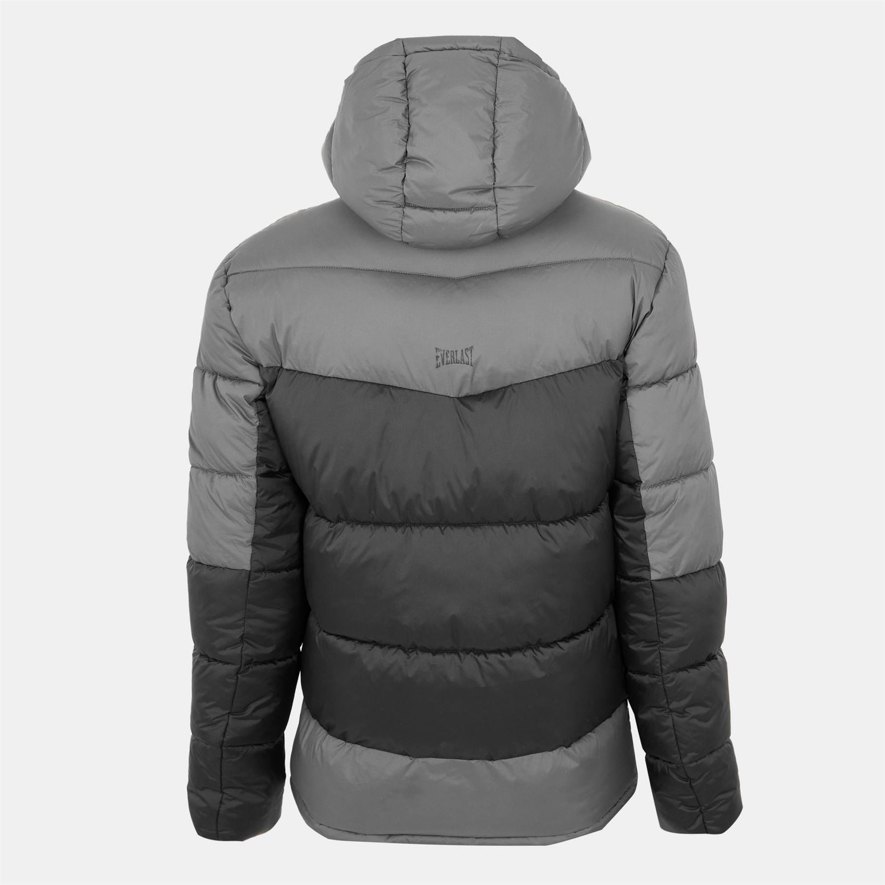 Everlast Tech Hooded 550 Fill Power 4 Pockets Full Zip Long Sleeve Short Puffer Jacket