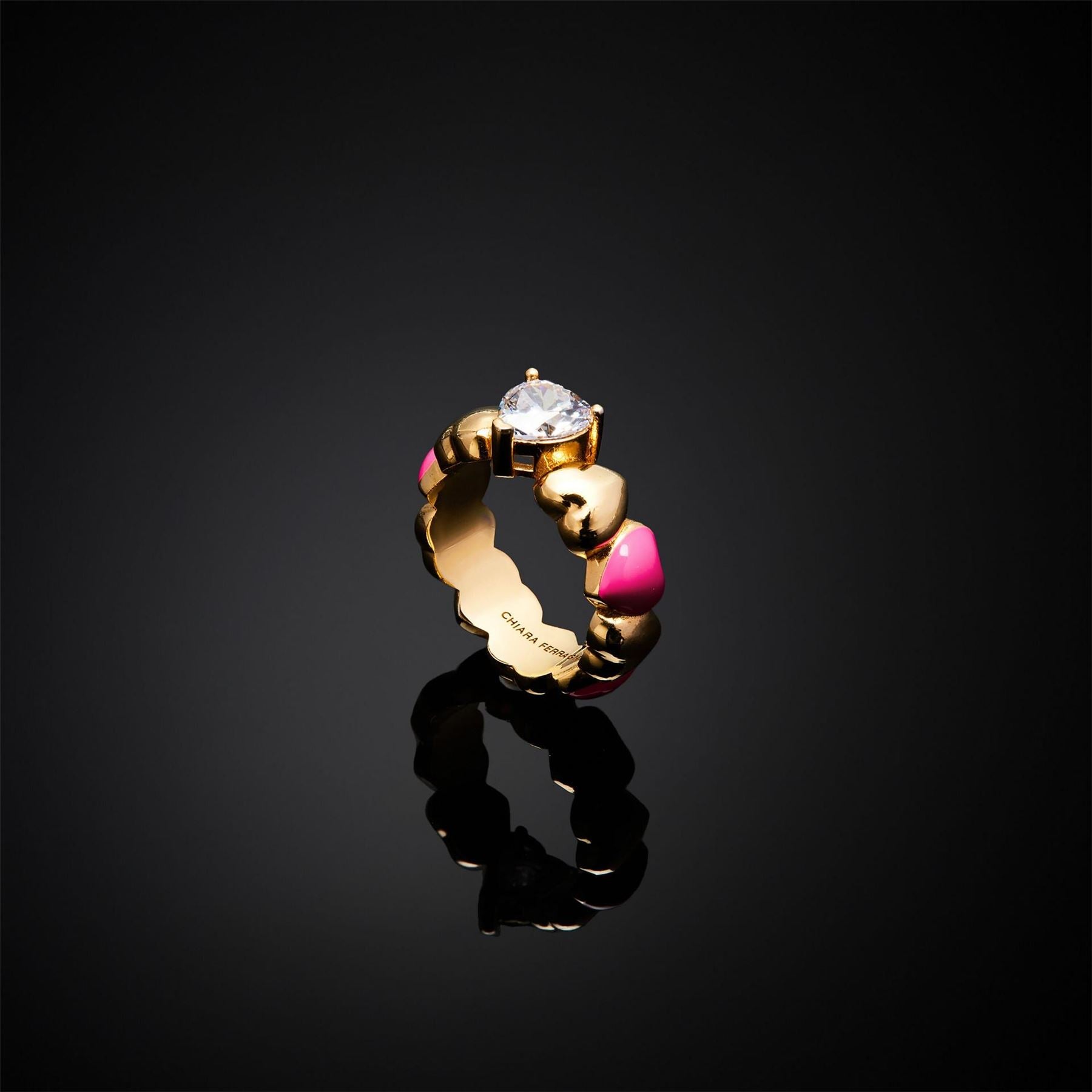 Chiara Ferragni Neon Stack Rings